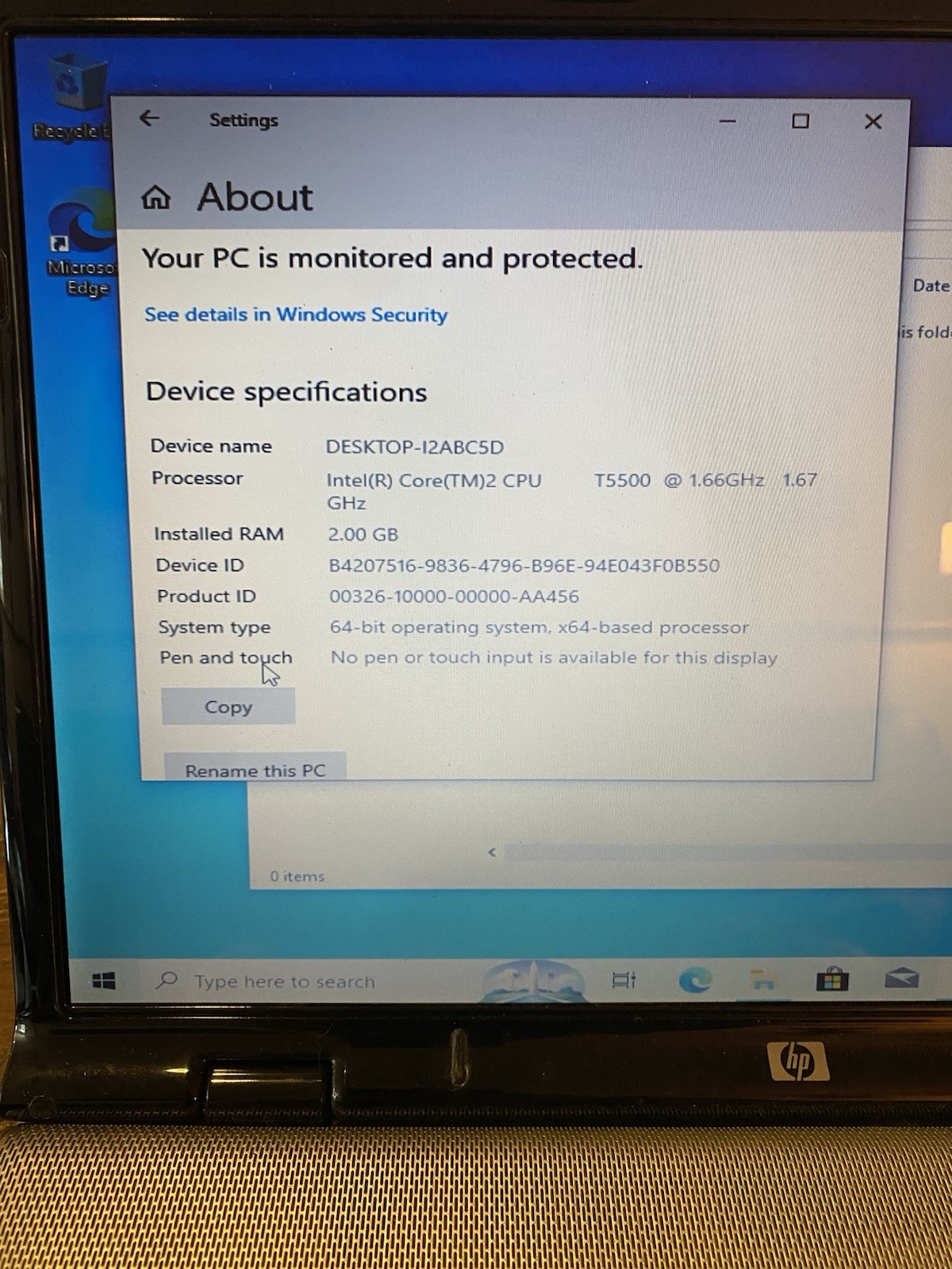 HP Pavilion dv9339us 17” Laptop Win10 120GB SSD NVIDIA GeForce Go 7600 DVD WORKS