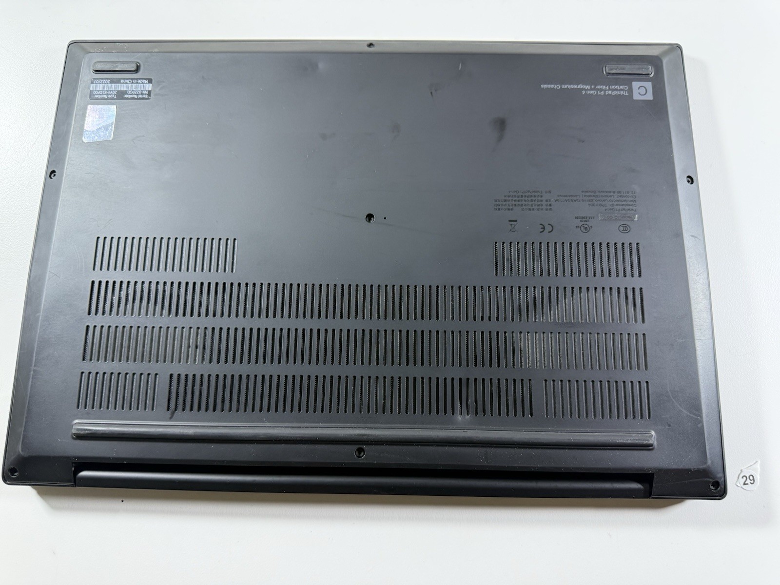 LENOVO THINKPAD P1 Gen 4 TOUCH 4k I7-11850H 512GB 16GB RAM NVIDIA T1200 WIN 11