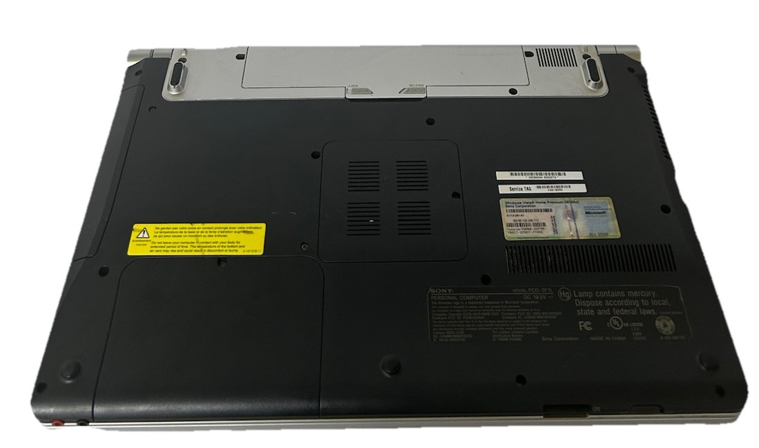 Sony PCG-3F1L VGN-FW300/355J 16.4″Intel Core 2Duo P8600 2.4GHz 4GB Ram-250GB HDD