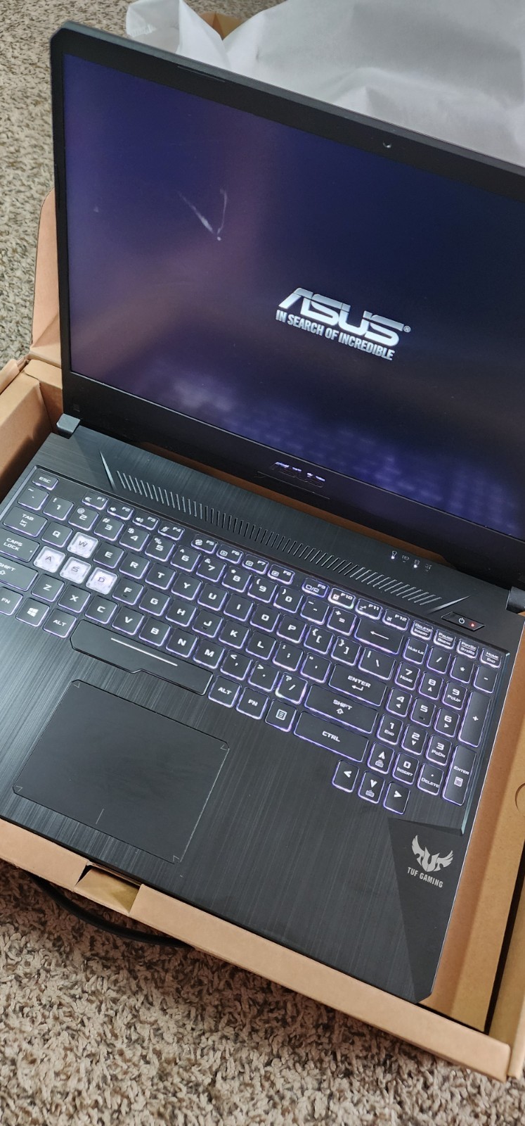 ASUS TUF FX505DT-AH51 15.6″ 8GB RAM 256GB SSD Gaming Laptop