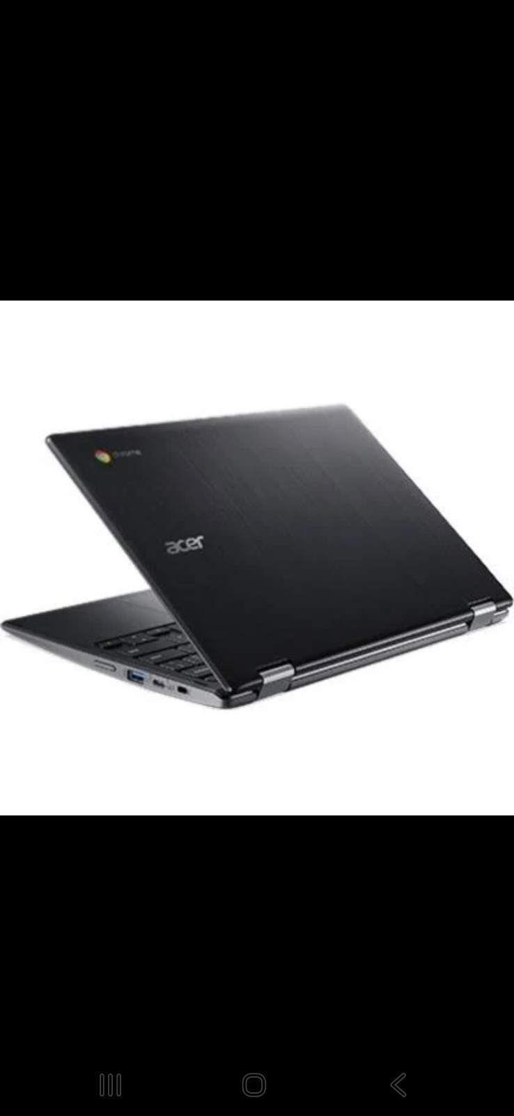 Acer Spin 511 R752T 11″ 2-in-1 Chromebook Intel Celeron N 4GB 32GB eMMC Black