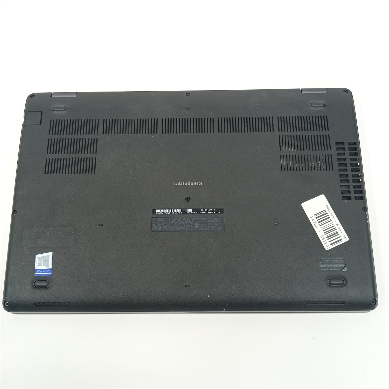 Dell Latitude 5501 Laptop i5 9300H 2.40GHz 12GB DDR4 2667MHz 250GB SSD Win11 Pro