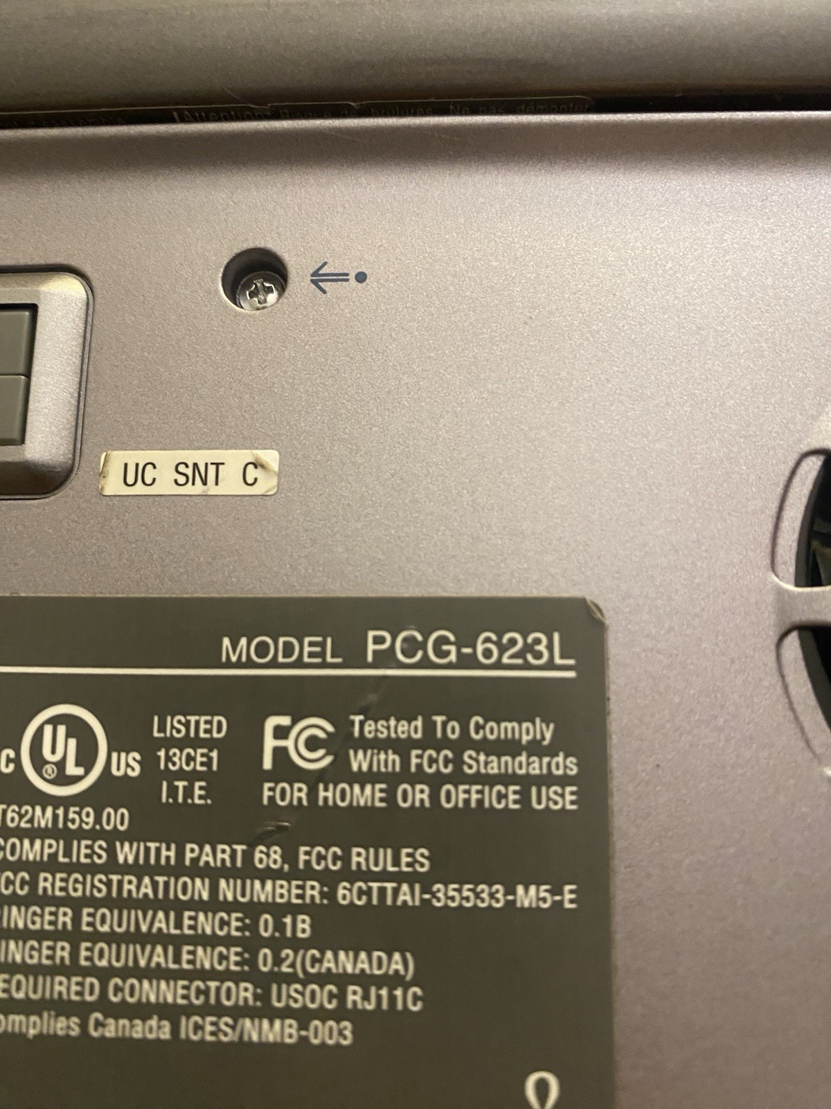 Sony Vaio PCG-623L