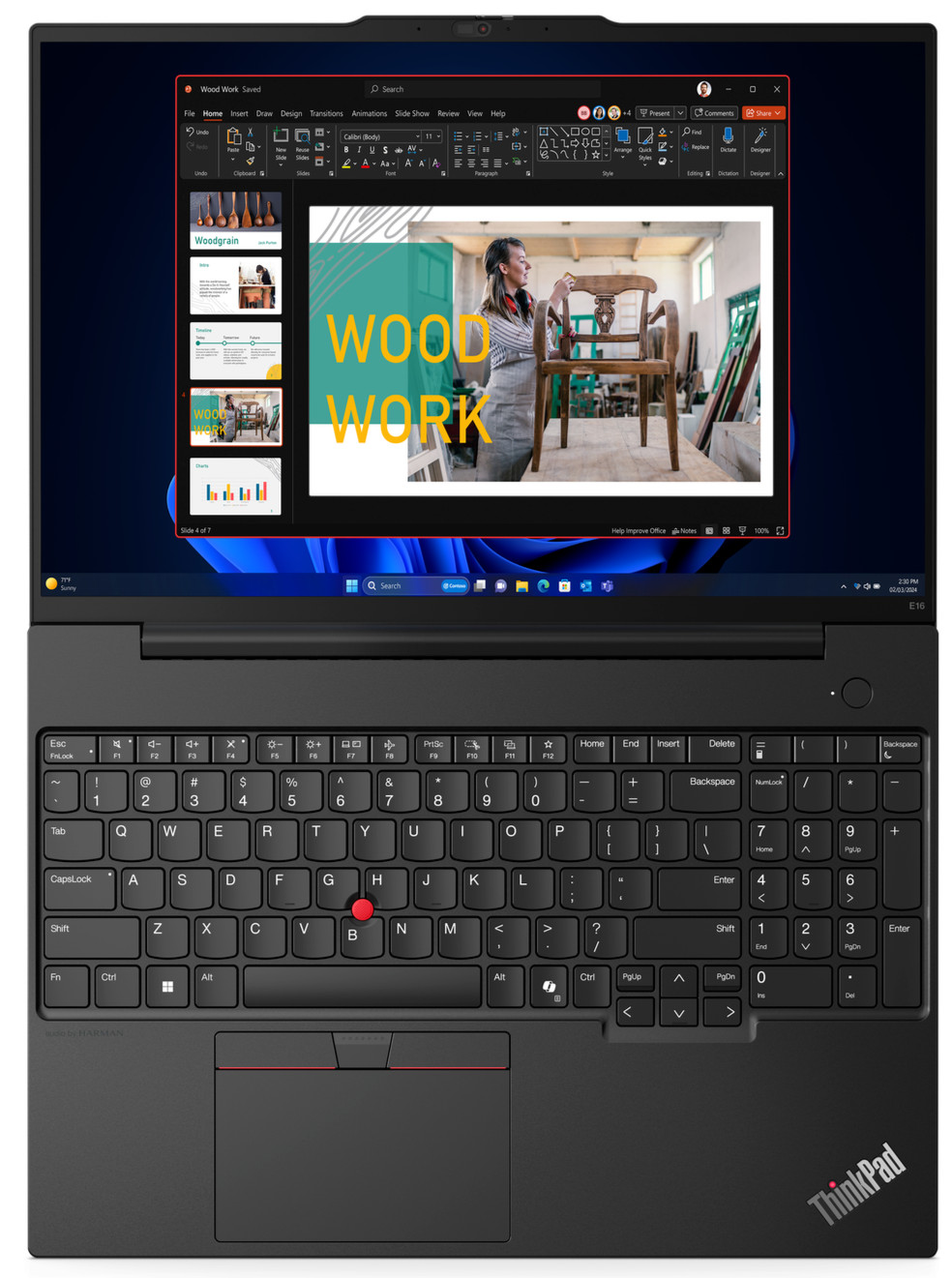 New Lenovo ThinkPad E16 Gen 2 16″ FHD+ Ryzen 5 7535U 32GB 1TB SSD CAM FPR W11P