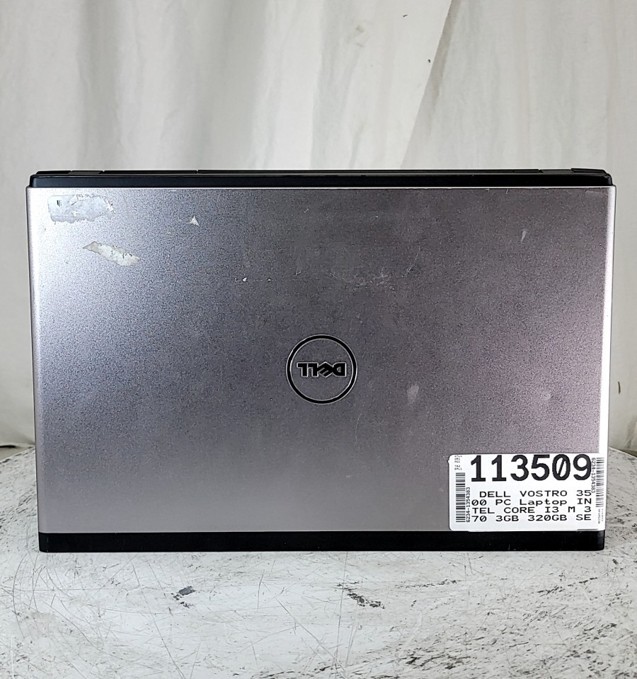 DELL VOSTRO 3500 PC Laptop INTEL CORE I3 M 370 3GB 320GB SEE NOTES
