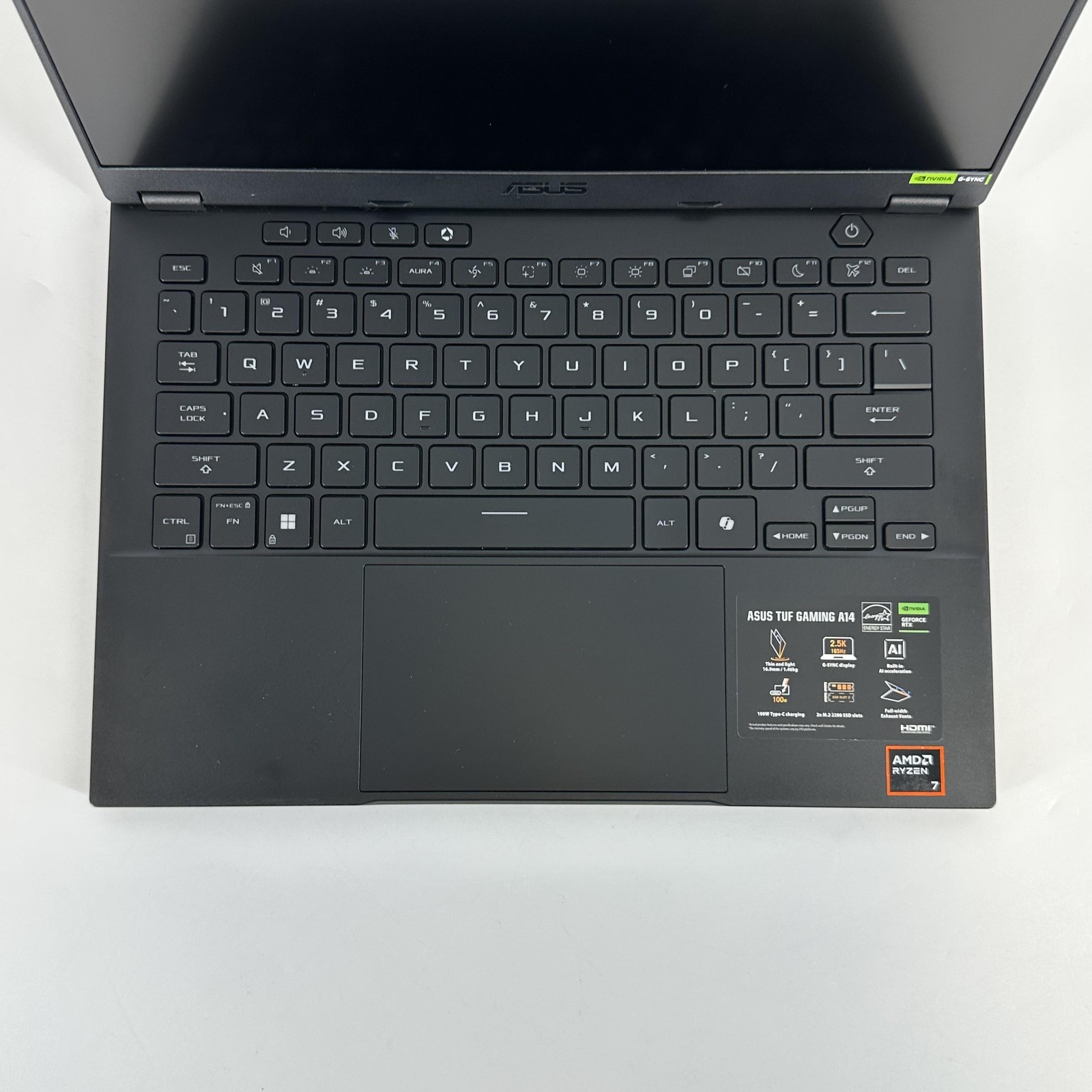 Asus TUF A14 14 2.5K 5.0 GHz Ryzen 7 8845HS 16GB 1TB SSD RTX 4060 Very Good