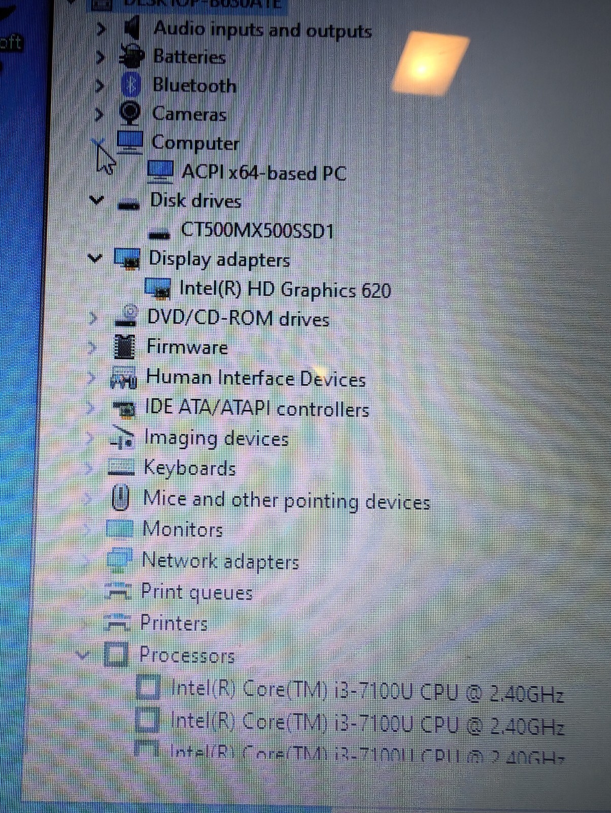 DELL INSPIRON 15-3567 CORE i3-7130U 500GB SSD 16GB RAM Win 10 DVD Laptop