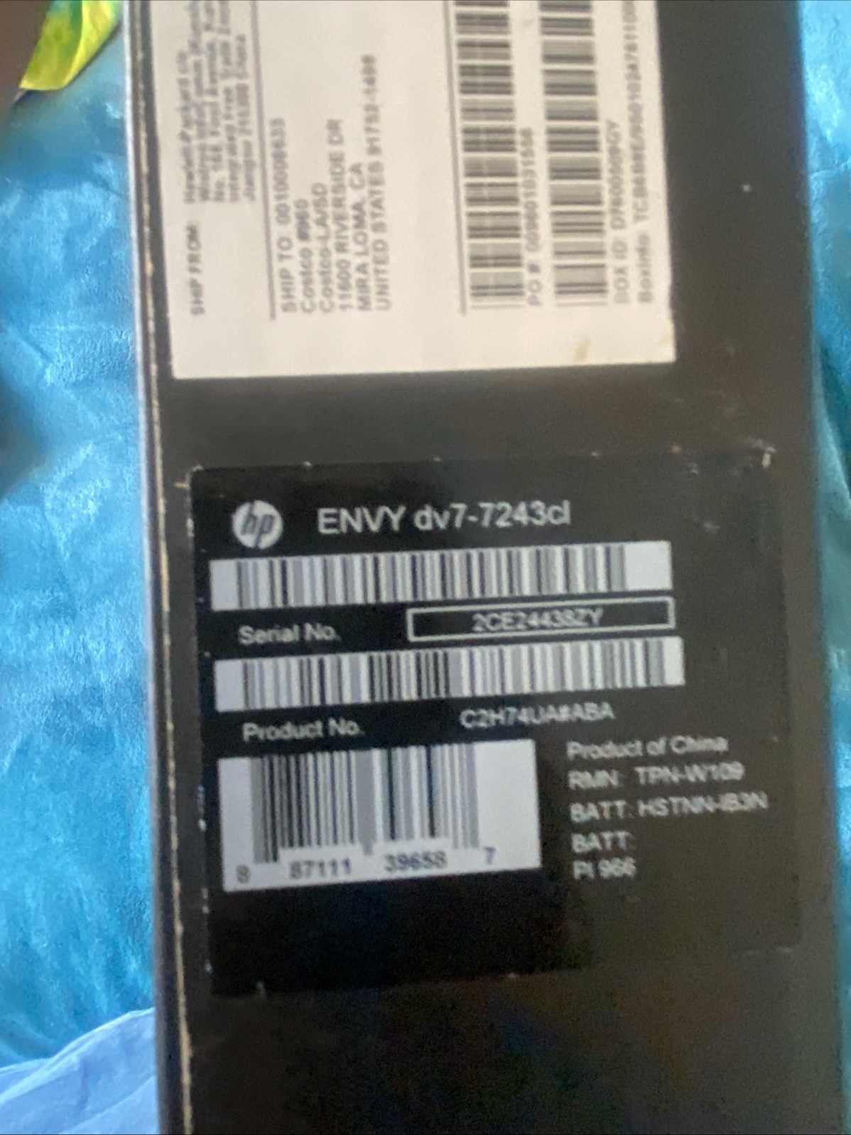 Beats Audio HP Envy dv7-7240us 17.3″ / Intel Core i5-2450M