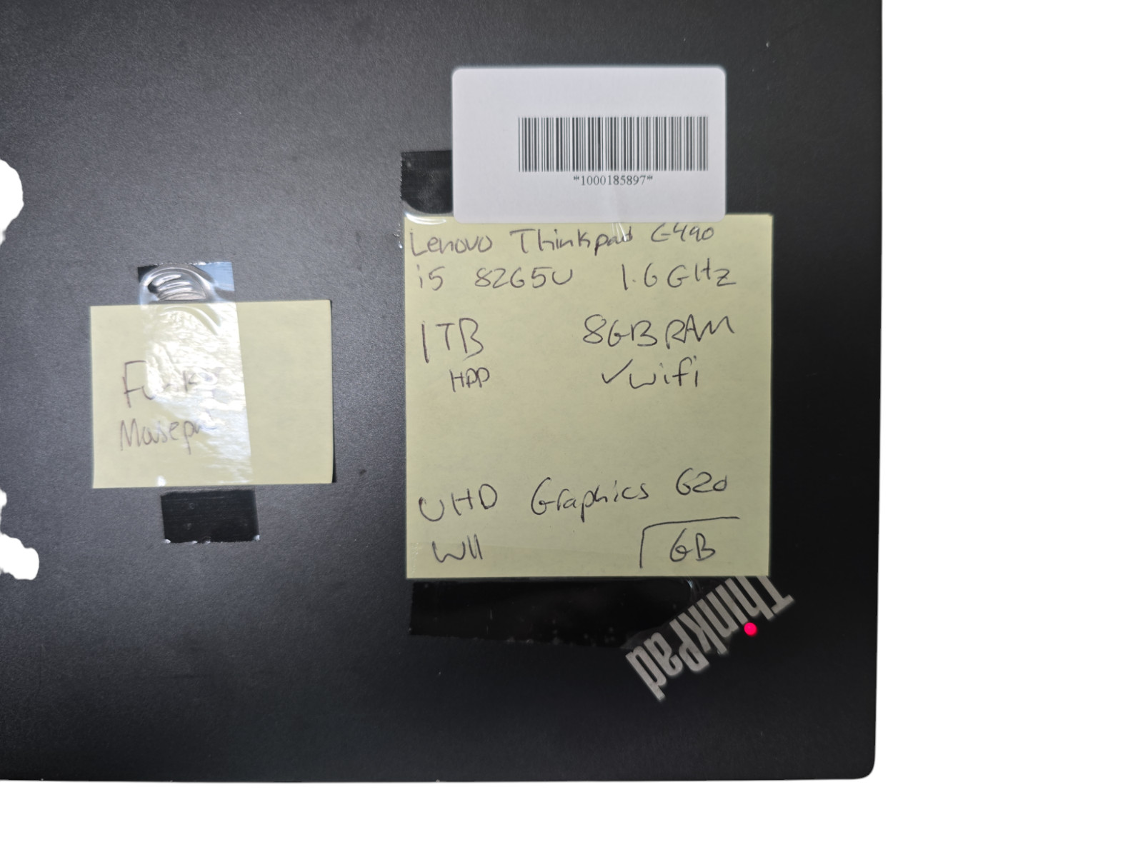 Lenovo Thinkpad E490 i5-8265U@1.6GHz 1TB HDD 8GB Ram WiFi Win 11 Tested