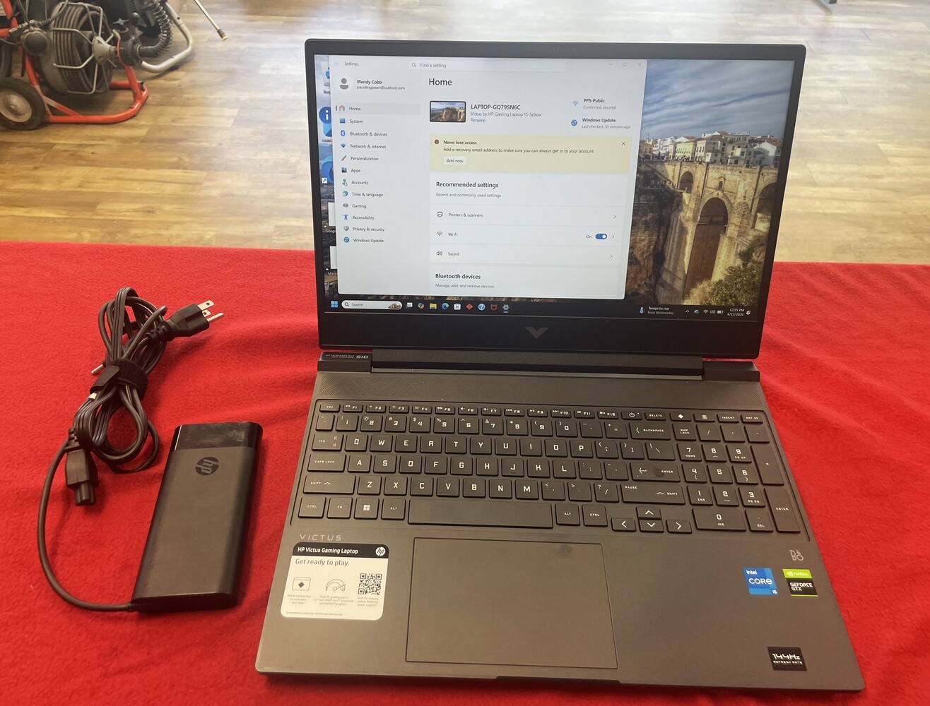 HP Victus 15-fa0031dx 15.6 – 8GB/512GB SSD, Intel Core i5 12th Gen – PPSKN367356