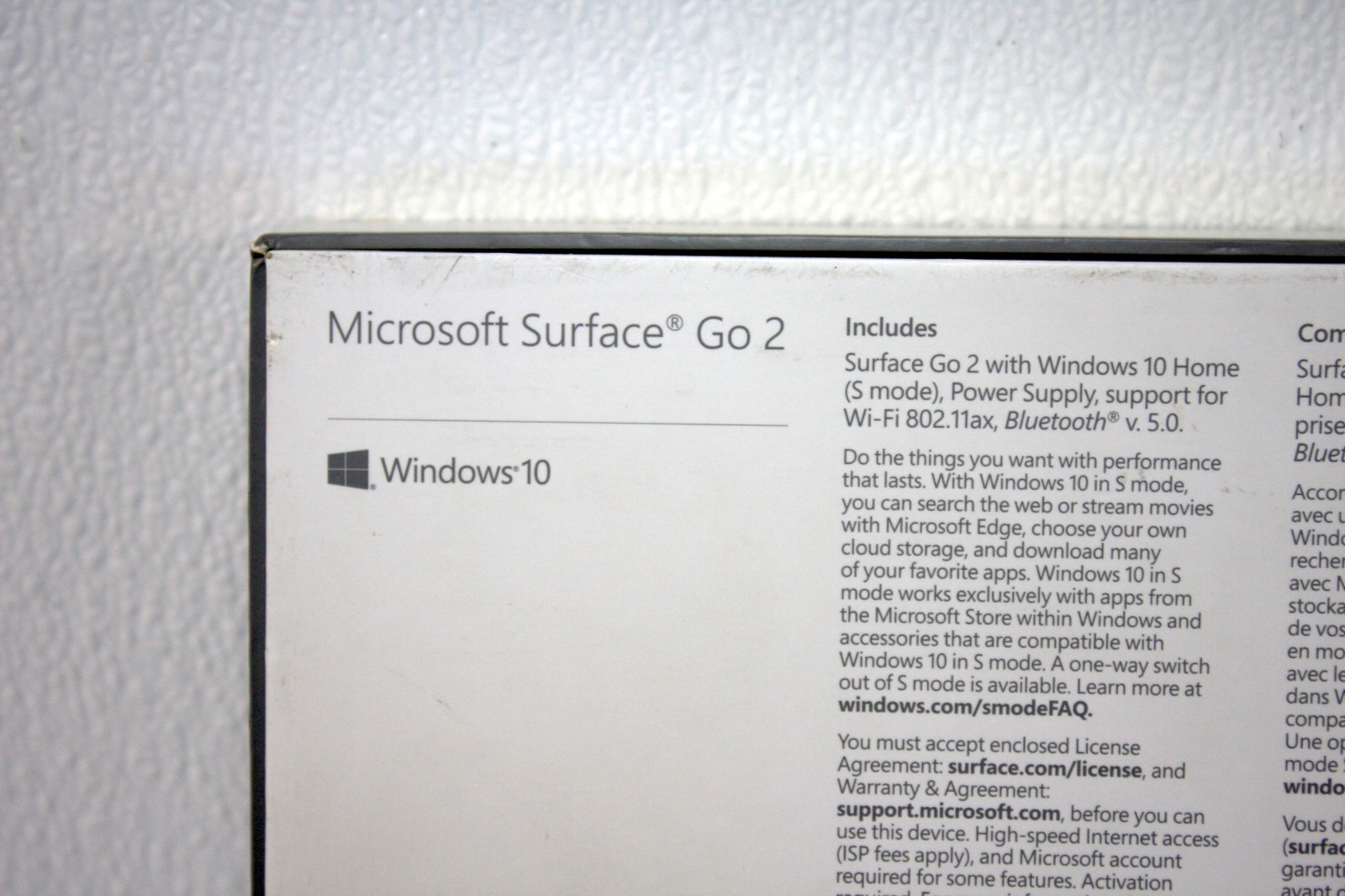 Microsoft Surface Go 2 64GB 4GB Ram Intel Gold Processor With Keyboard