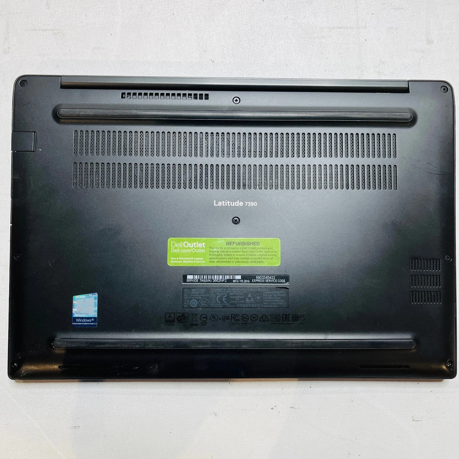 Dell Latitude 7390 i5-8350U CPU @ 1.7 GHz 8GB RAM No HD No OS See Description