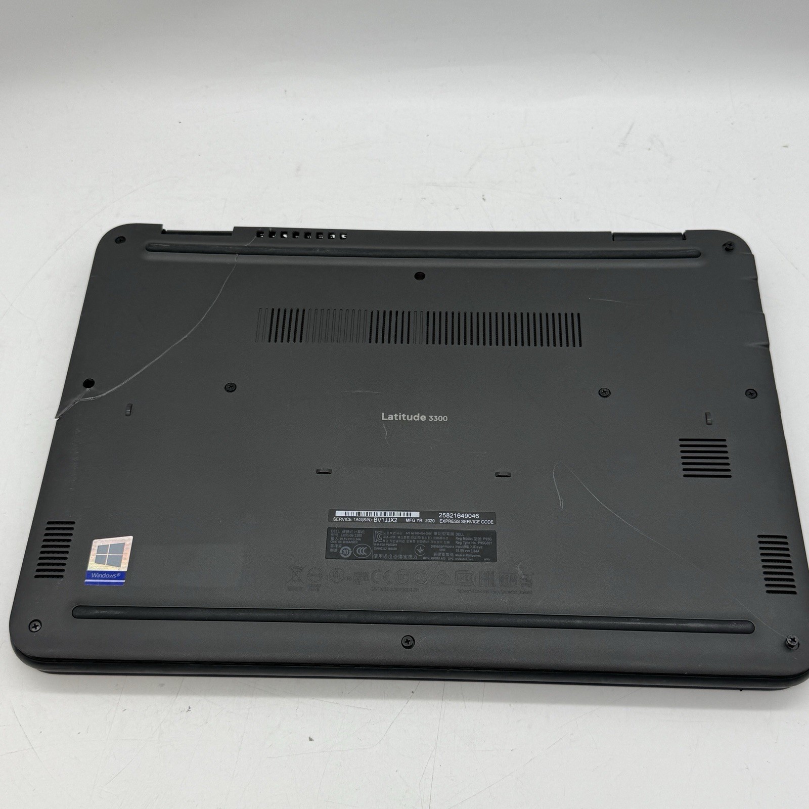 Dell Latitude 3300 13.3″ Laptop i3-7020U @ 2.30GHz 4GB RAM – NO SSD -READ!- L66