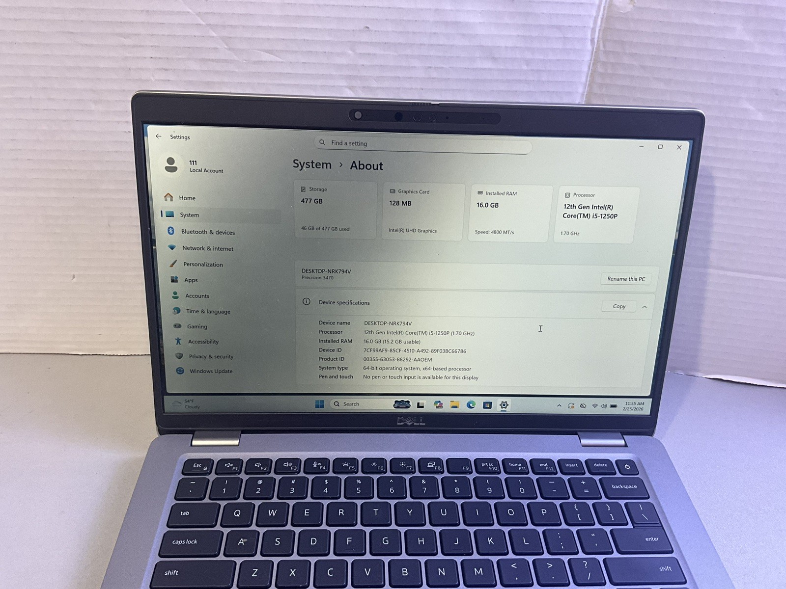 Dell Precision 3470 Intel i5-1250P @ 1.7GHz 16GB Ram 512GB SSD WIN11#2