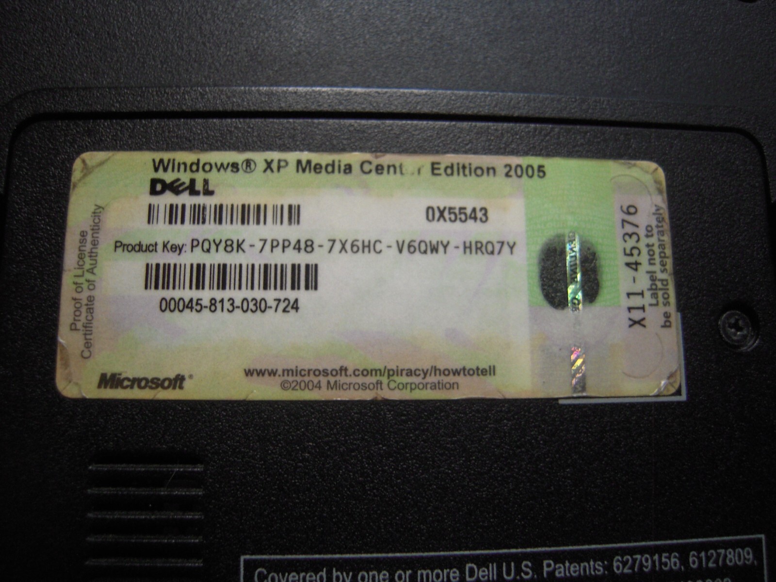 DELL INSPIRON 6K 15.4″ LCD WINDOWS XP INTEL CENTRINO CHIP (FOR PARTS OR REPAIR)