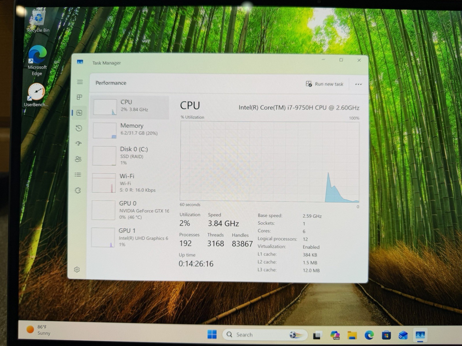 Dell XPS 7590 15.6″ – i7-9750H – 32GB RAM- GTX 1650 – 1TB SSD
