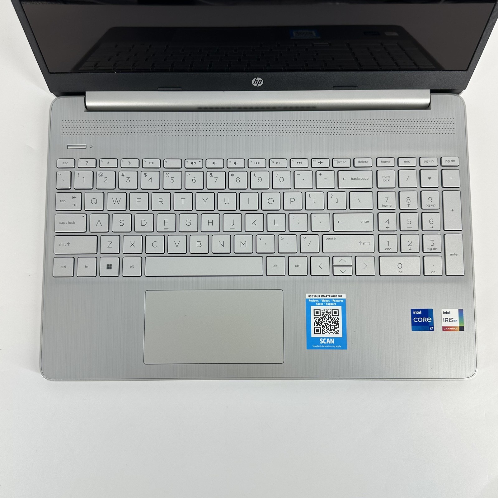 HP Laptop 15-dy2073dx Silver FHD TOUCH i7-1165G7 2.80GHz 16GB 512GB SSD Good