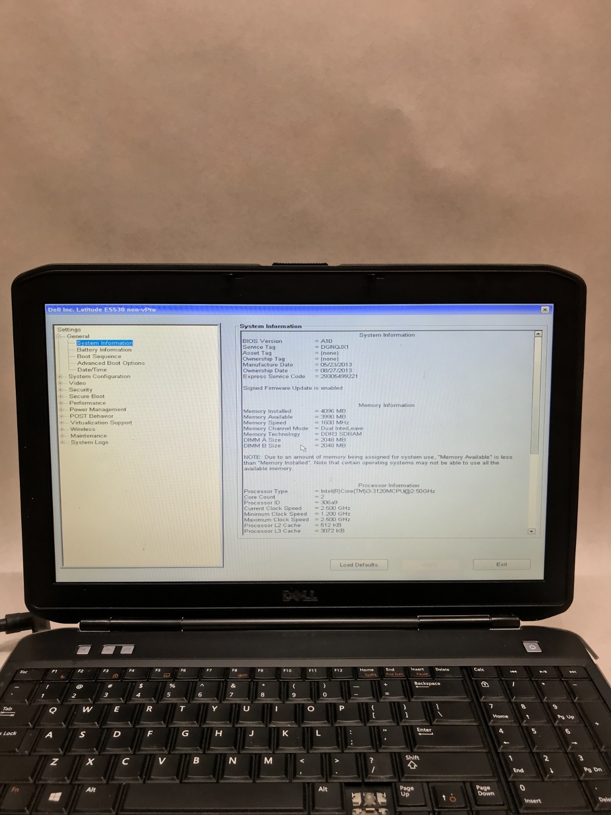 Dell Latitude E5530 15″ Intel i5 4GB RAM NO HDD/OS For Parts Missing Keys!! – DW
