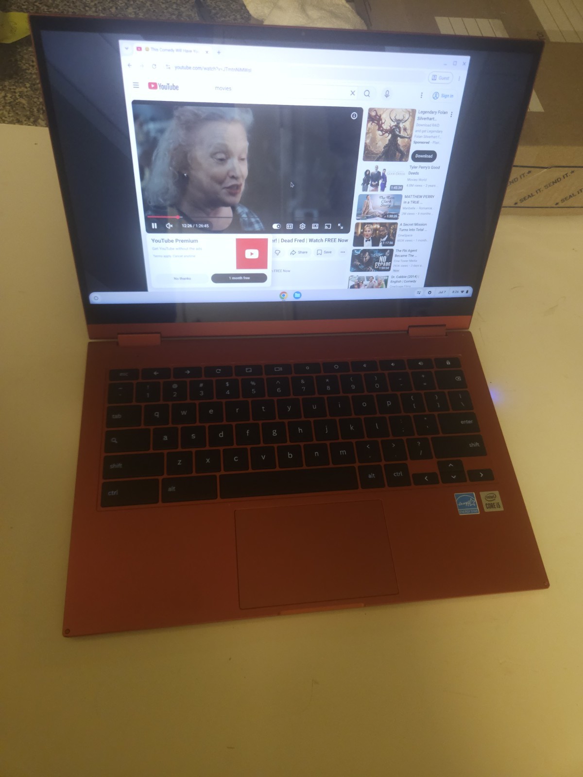 Samsung Chromebook XE530QDA i5 16gb Ram 128gb SSD Drive 10th Gen Touchs (READ)