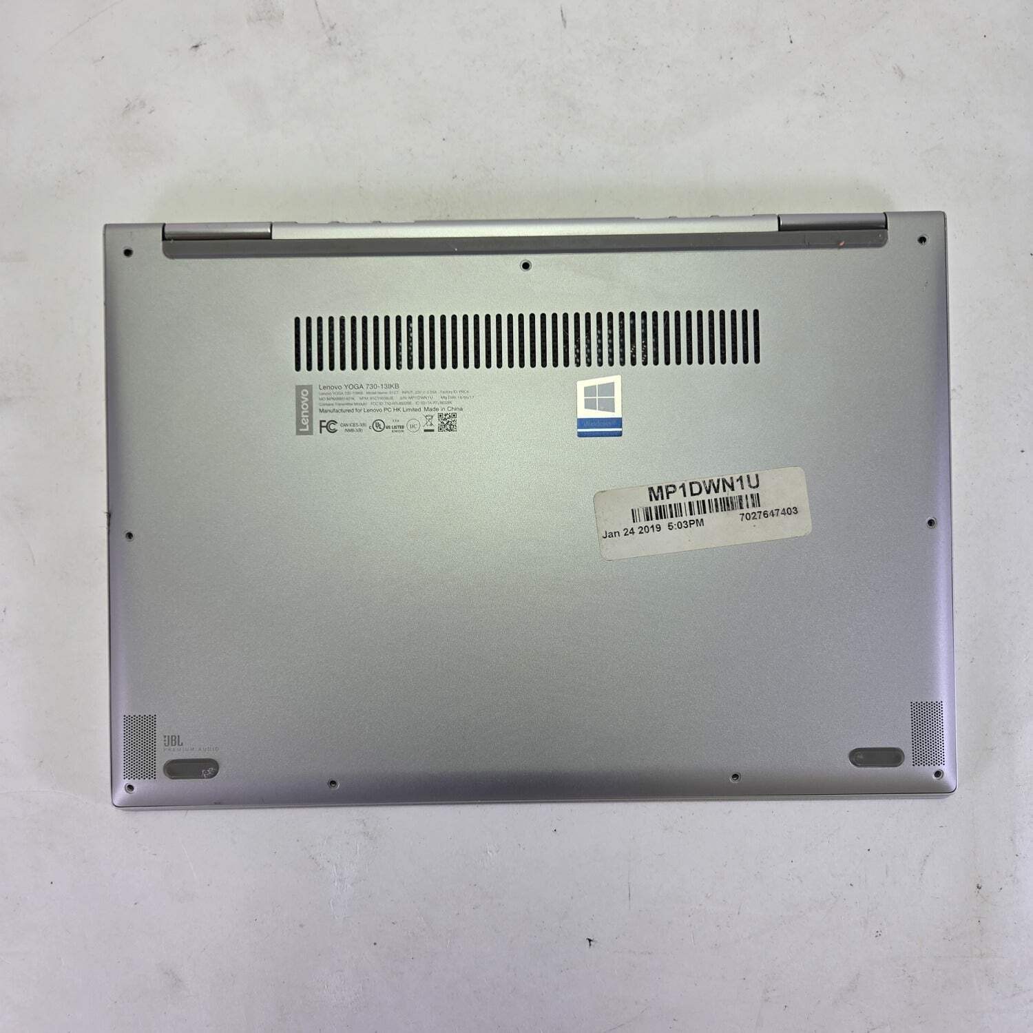 Lenovo Yoga 730 13 13.3″ i5-8250U 1.6GHz 8GB RAM