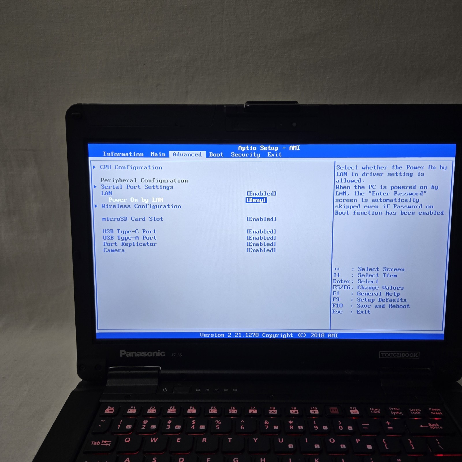Panasonic Toughbook FZ-55 MK2 i7-1185G7 512GB SSD 16GB Ram | 4G – GPS | Grade B-