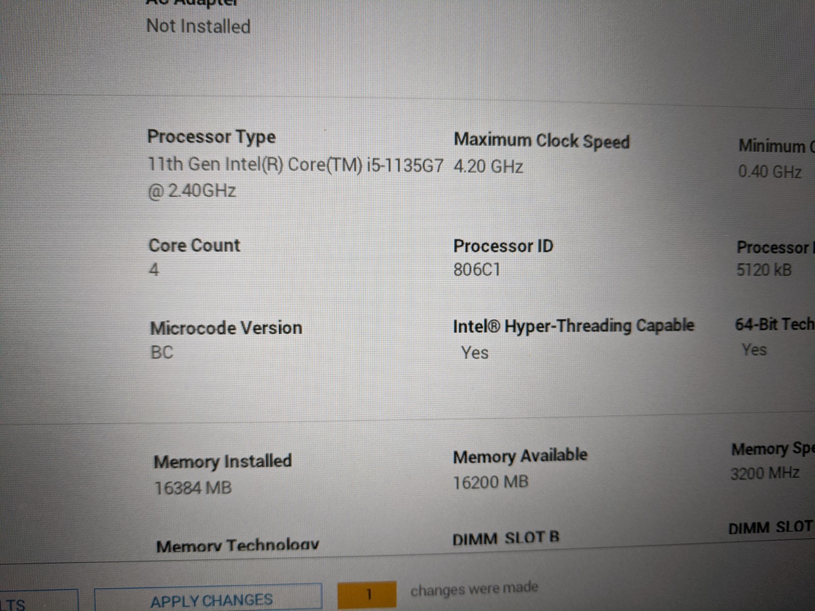 Dell Latitude 5420 – i5-1135G7 @2.4GHz – 14″ FHD – 16GB – 256GB NVMe Wi-Fi/BT