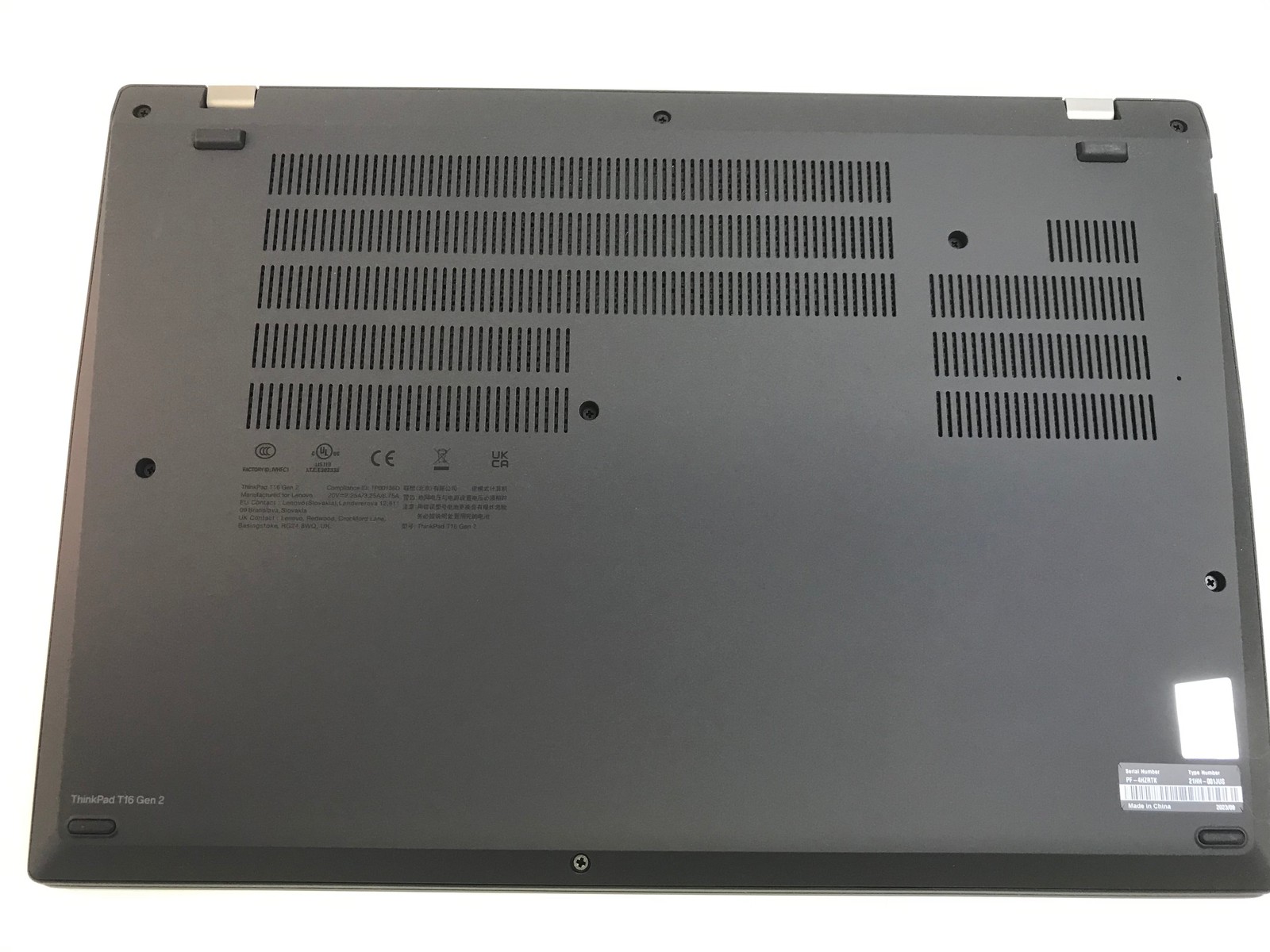 Lenovo ThinkPad T16 Gen 2 21HH001JUS – Intel Core i5-1335U, 16GB RAM, 512GB SSSD