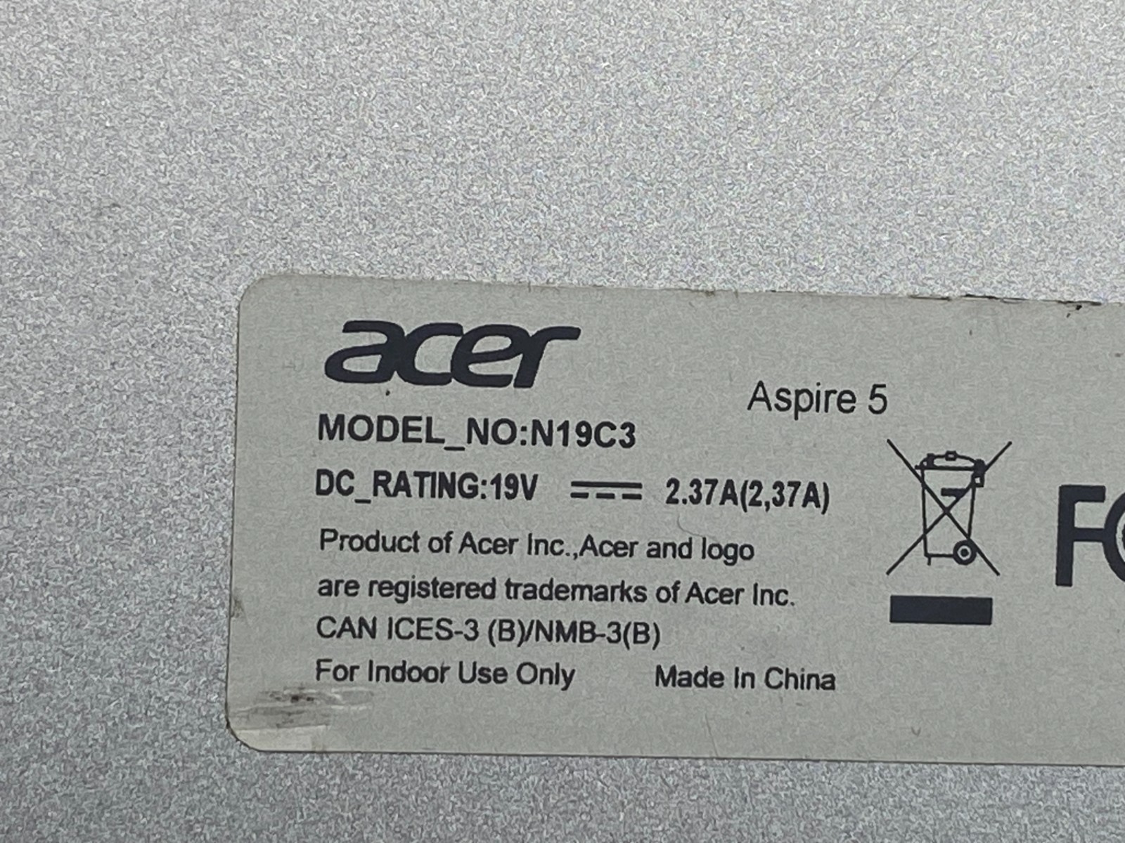 Acer Aspire 5 15.6″ A515-43 AMD Ryzen 5 5500U @ 2.10GHz 512GB NVMe 8GB RAM W11H