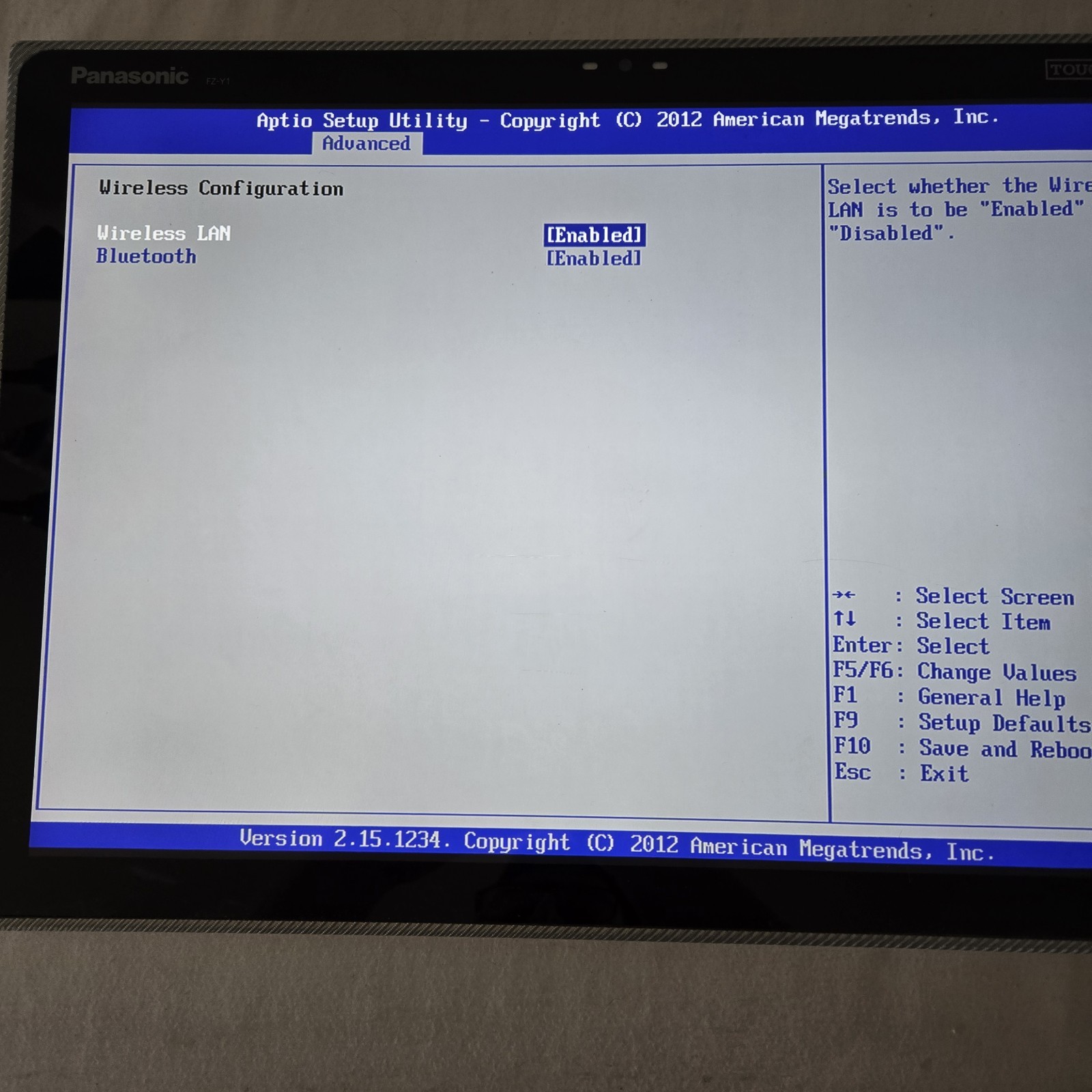Panasonic TOUGHPAD FZ-Y1 i5-5300u 2.3GHz 256GB SSD 8GB Ram 4k 20in – READ
