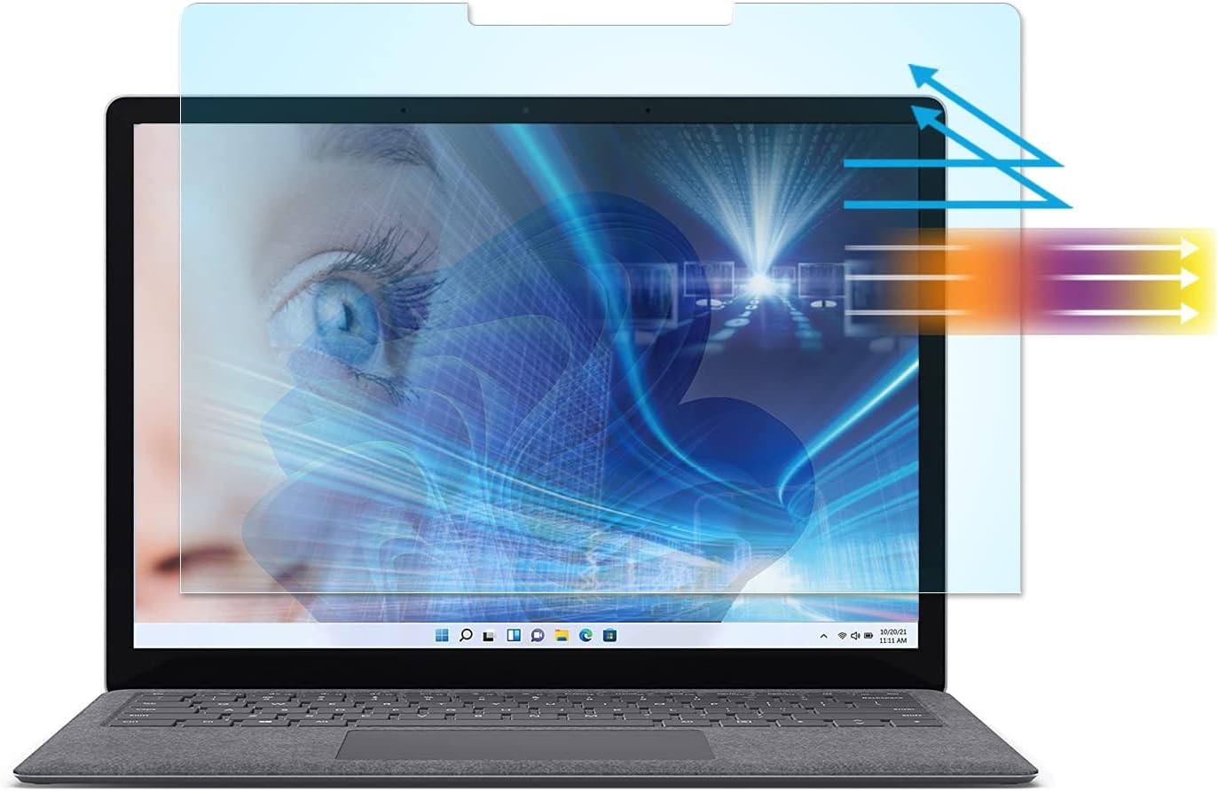 13.5″ Screen Protector for Microsoft Surface Laptop 6/5/4/3/2/1, Anti-Fingerprin