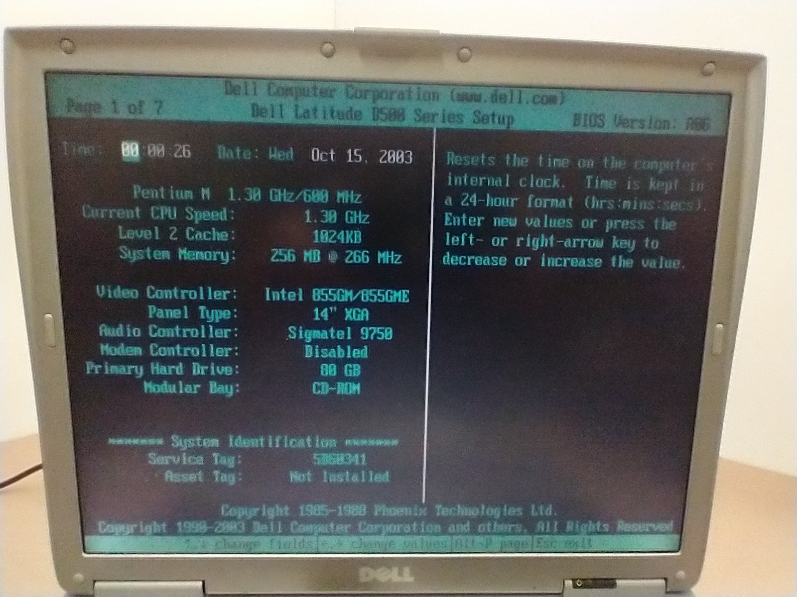 Dell 14″ XGA D500 Linux Pre-Installed AntiX / Parallel+Serial+Ethernet+WIFI+USB