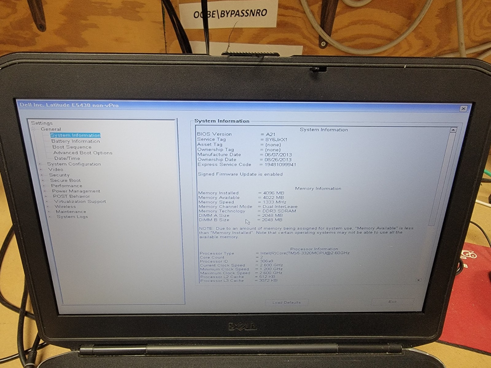 DELL LATITUDE E5430 – FOR PARTS/REPAIR – INTEL I5 3RD GEN – 4GB
