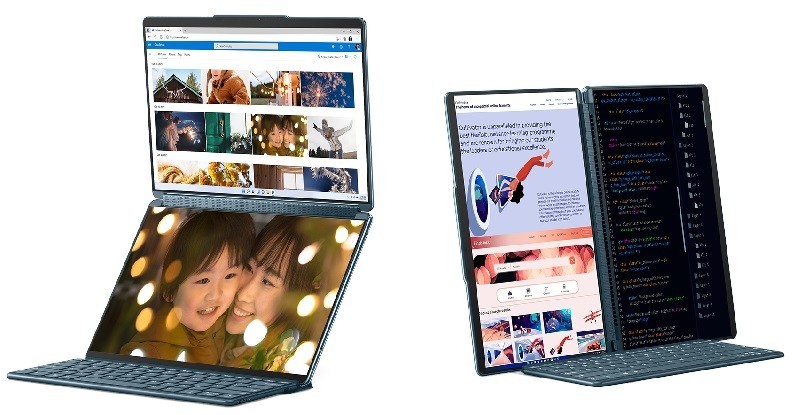 LENOVO YOGA BOOK 9i 2x DUAL DISPLAY TOUCH i7 16GB 1TB PEN GAR WIN11 NOTEBOOK