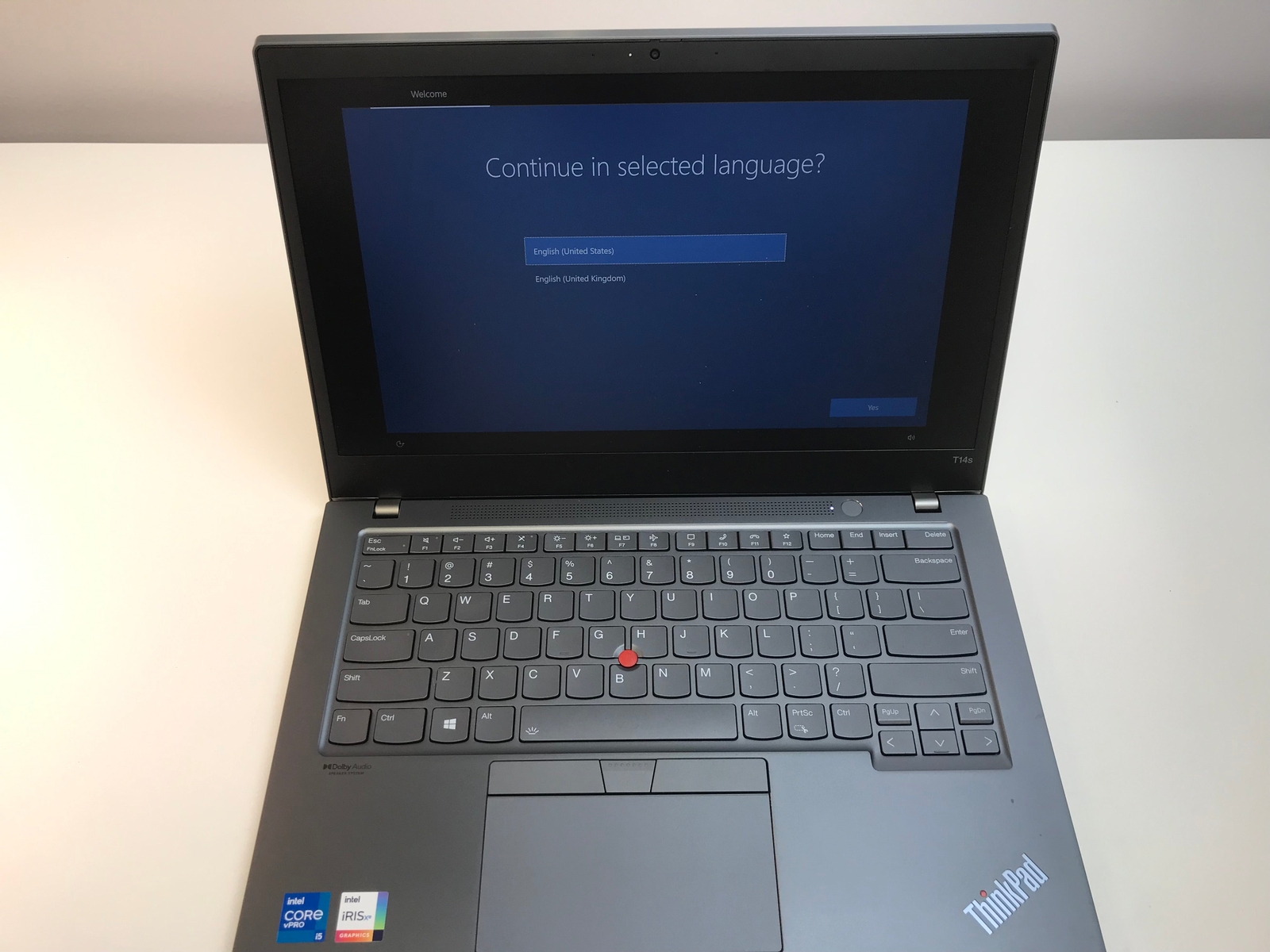 Lenovo ThinkPad T14s G2 20WM007YUS 14″ Notebook – i5 – 8GB RAM – 256GB SSD