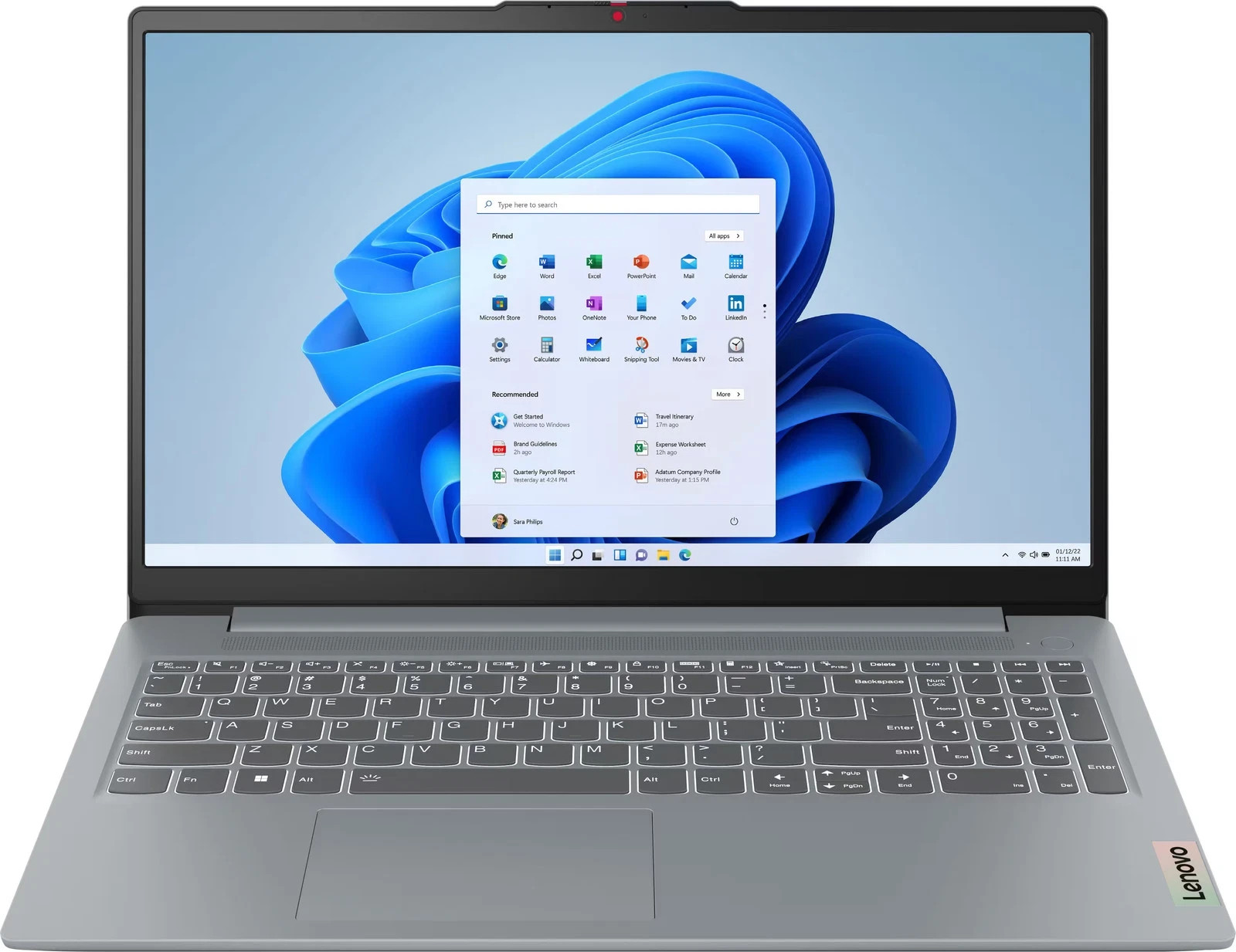 Lenovo IdeaPad Slim 3i 15.6″ FHD Laptop Intel Processor N150 8GB RAM 128GB UFS