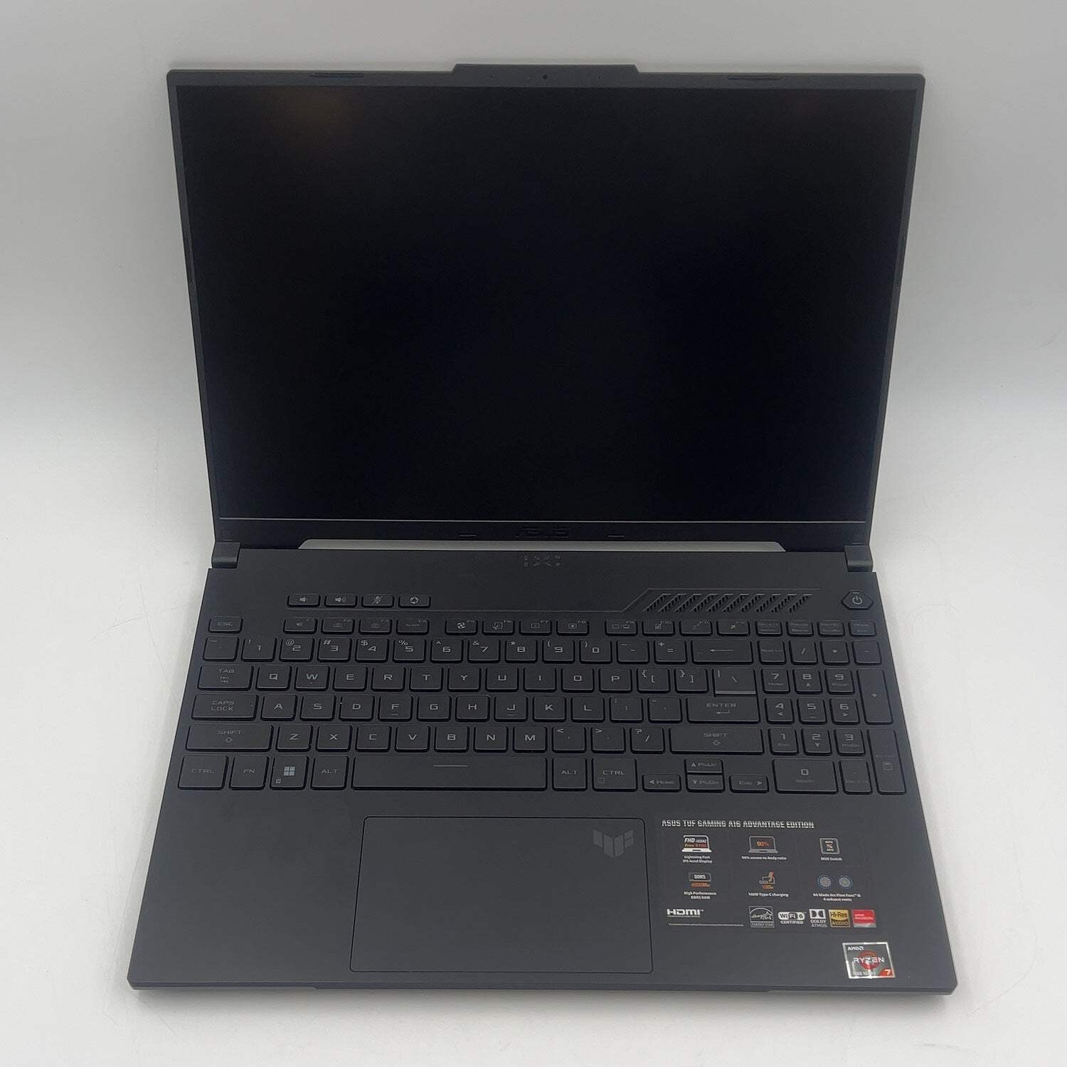Asus TUF A16 FA617NS Ryzen 7 7735HS 3.2GHz 16GB RAM 512GB SSD Radeon RX 7600S