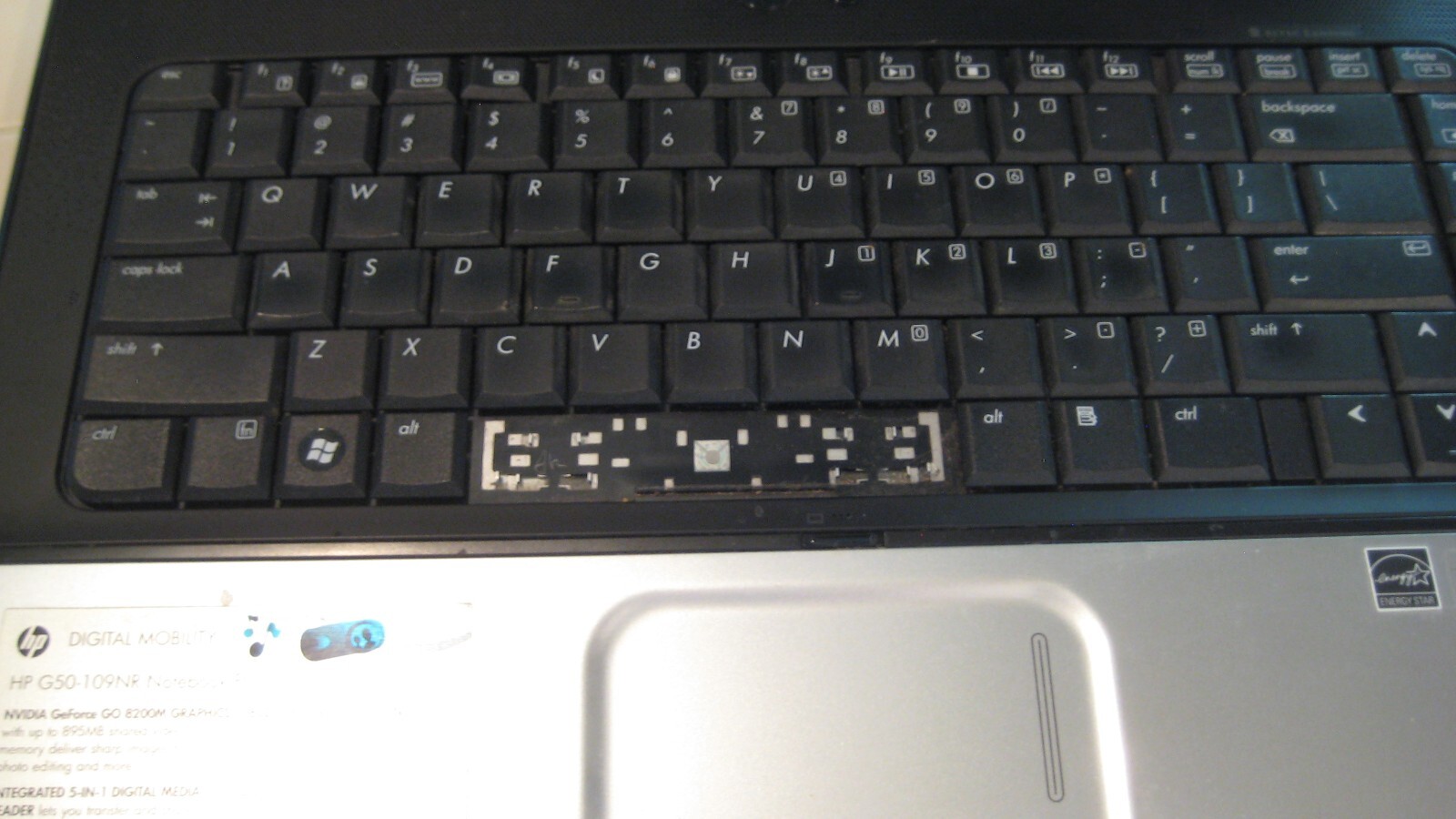 HP G50-109NR laptop AMD Athlon Dual Core @ 1.9GHz 2GB RAM 100GB HDD