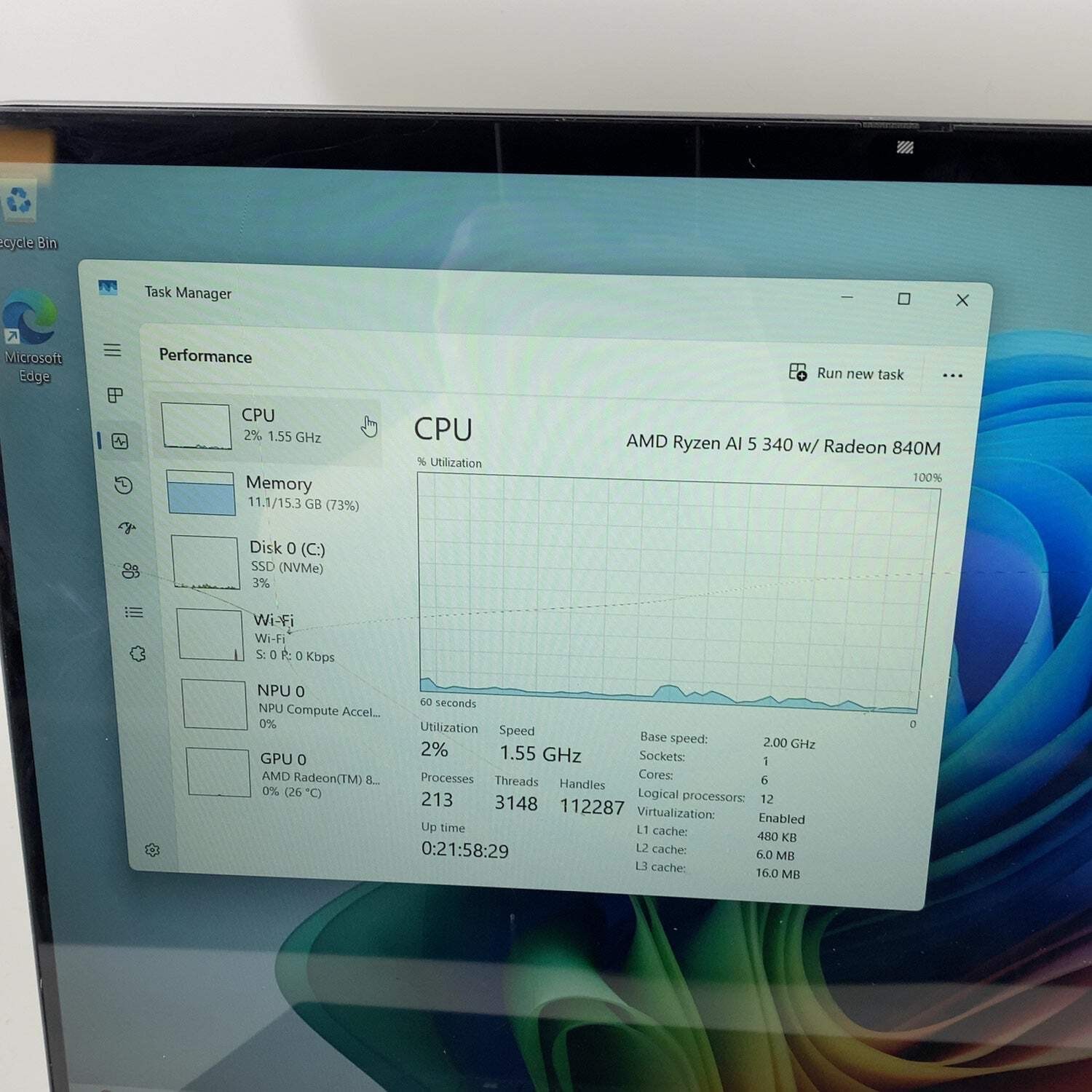Broken HP OmniBook X 1920 x 1200 B5UJ4UA#ABA READ