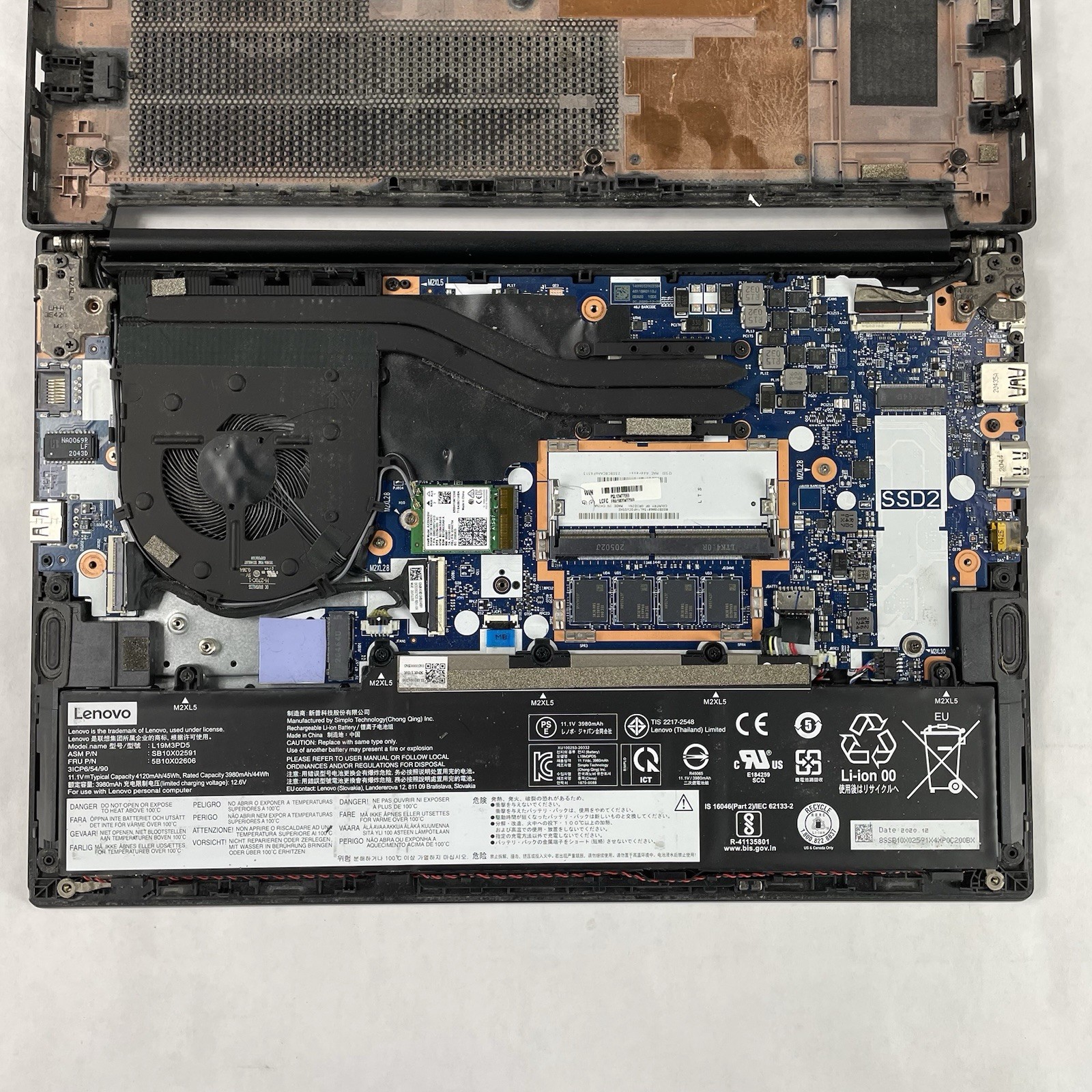 Lenovo ThinkPad E14 Gen 2 14″ Ryzen 5 4500U 2.375 GHz 8 GB RAM No SSD No OS