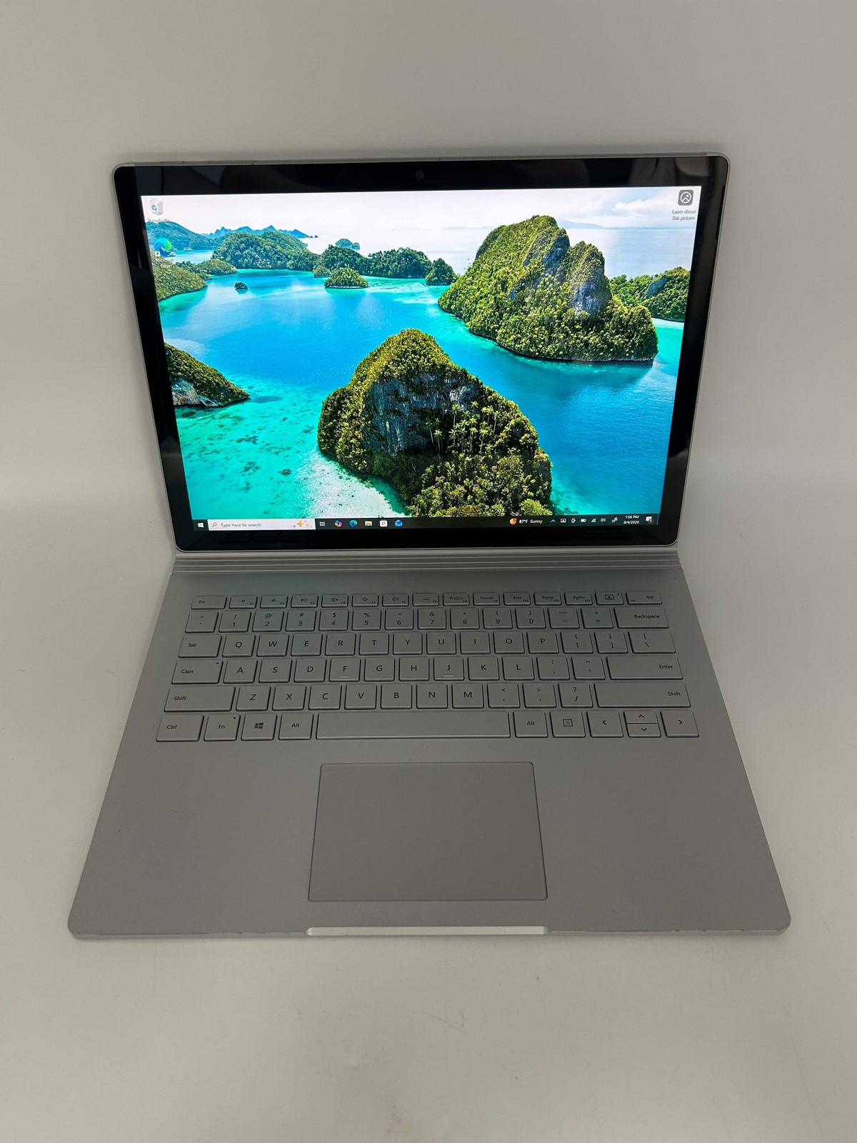 Microsoft Surface Book 2 13-inch Core i5 8GB 128GB Silver Used