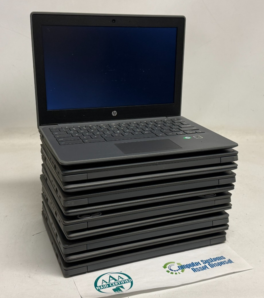HP Chromebook 11A G8 EE 11.6″ (Radeon-R4 – 4GB RAM – 32GB Storage) – Lot of 10