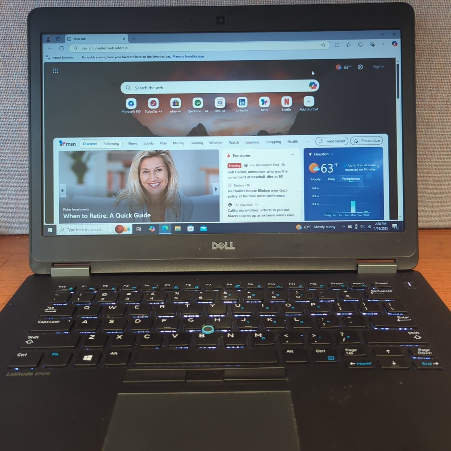 Dell Latitude E7470 Core i5-6300U 2.40GHz 8GB RAM 256GB HDD Win 10 Pro
