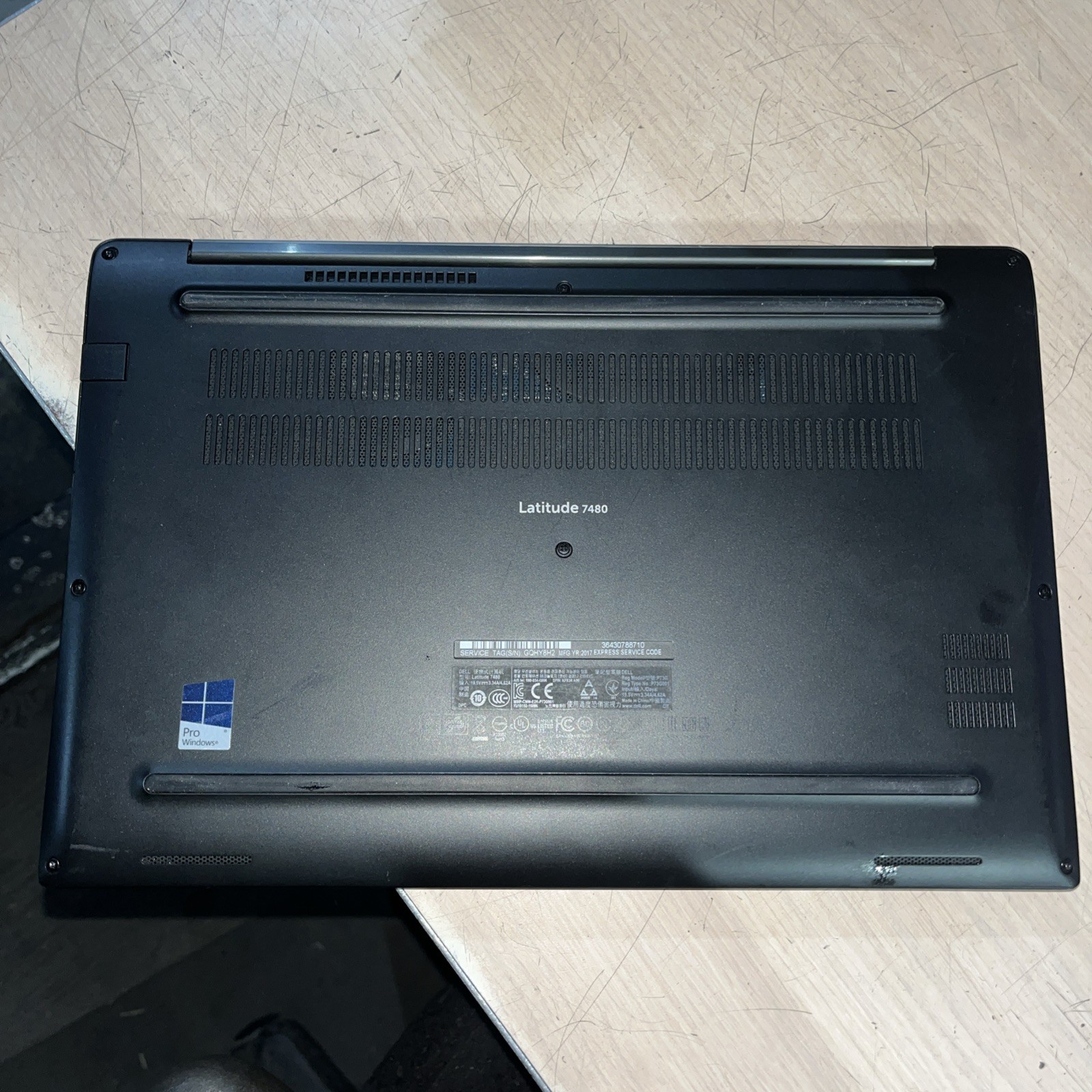 DELL LATITUDE 7480 INTEL CORE I7-7600U 8GB RAM NO HD
