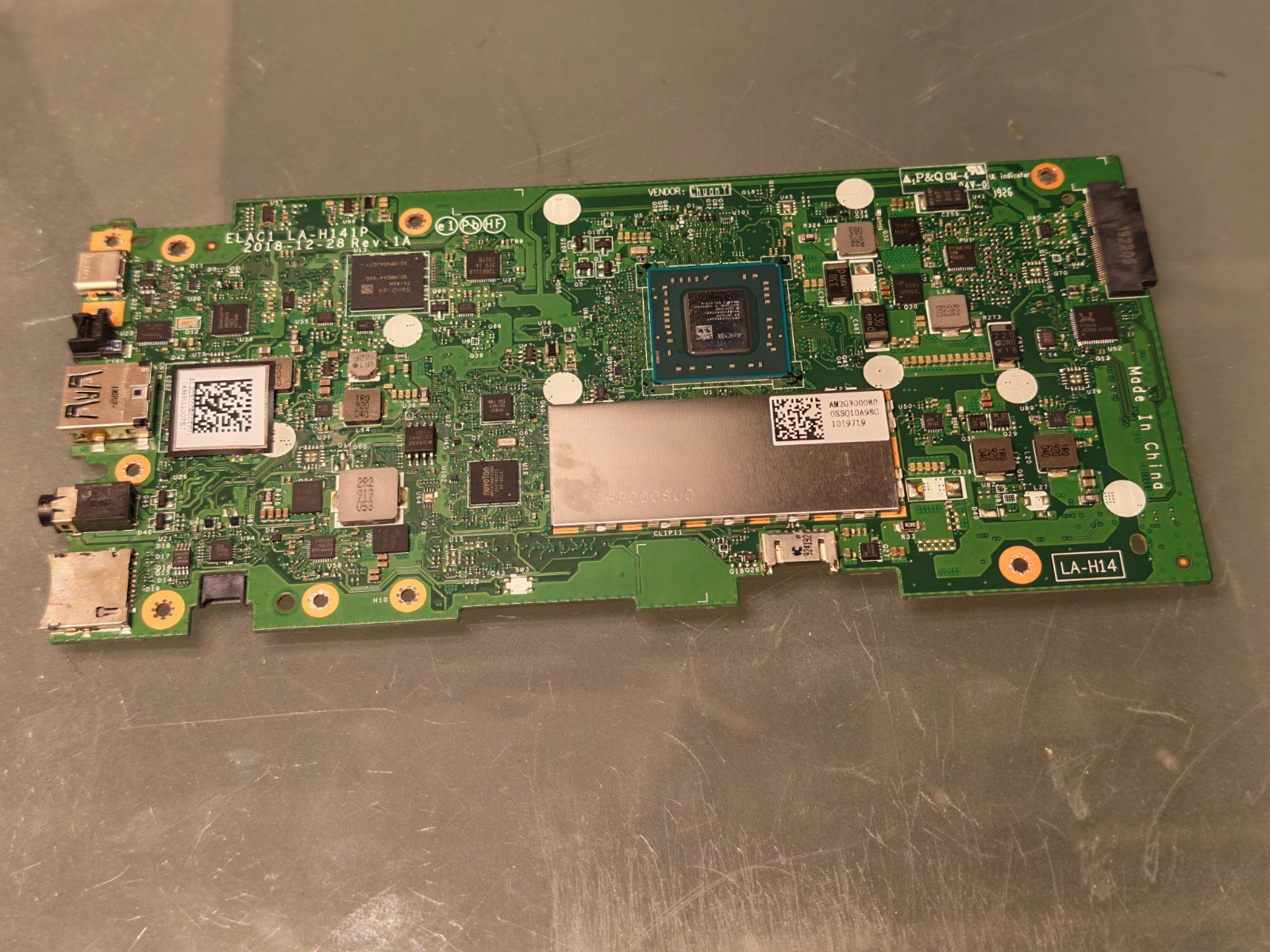 LENOVO 14E S345-14 CHROMEBOOK MOTHERBOARD LA-H141P #