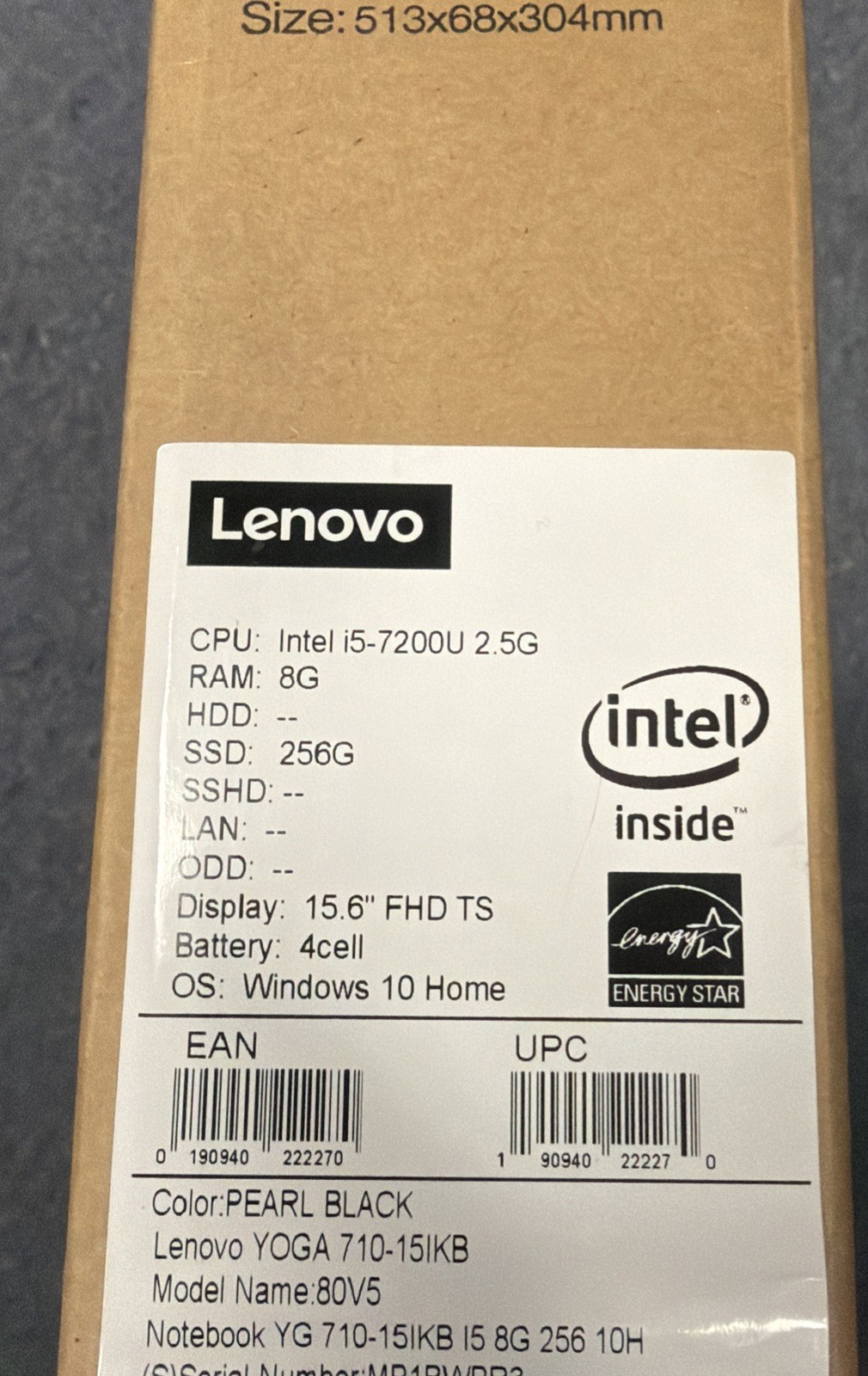 Lenovo Yoga 710-15 15.6in FHD Touch Screen 7th Gen Core i5-7200U 8GB RAM…