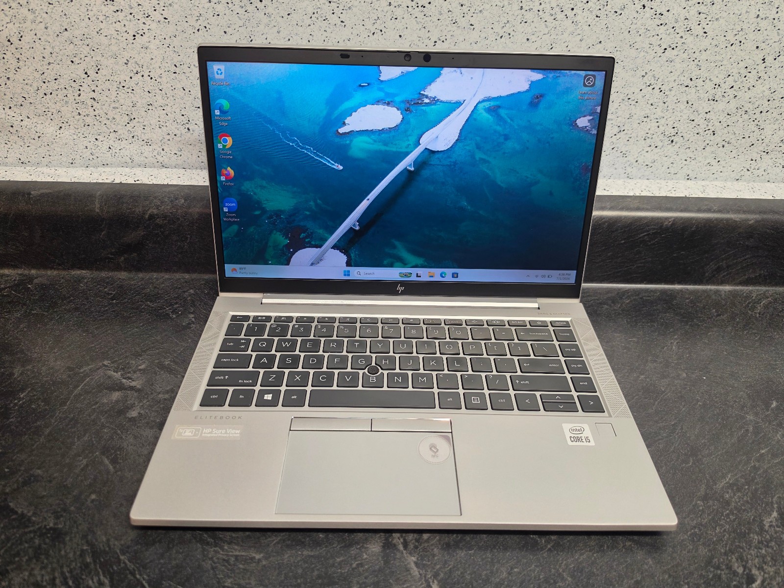 HP EliteBook 840 G7 14″ Windows 11 Laptop – i5-10210U, 16GB RAM, New 256GB SSD