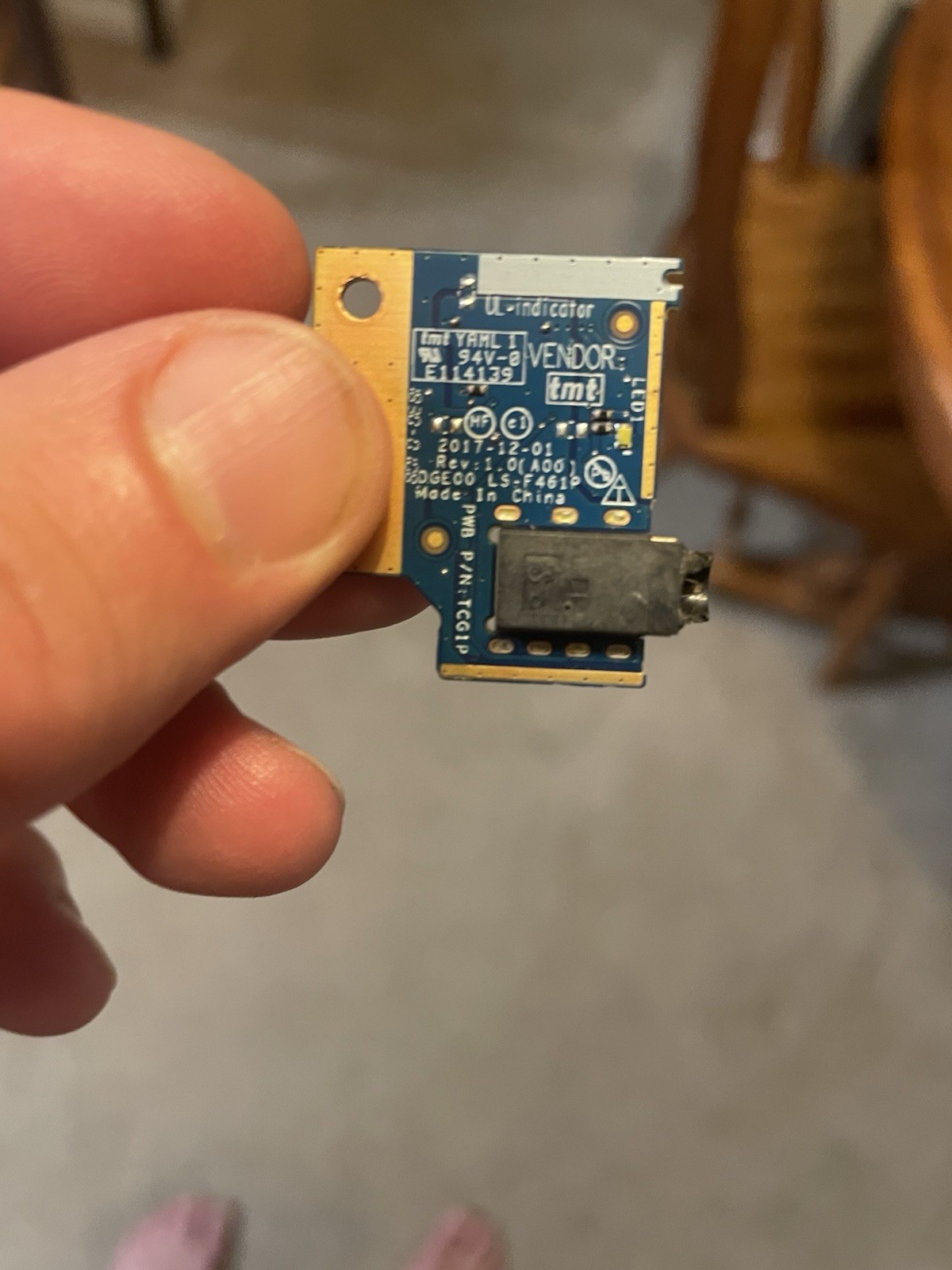Dell Latitude P26T P26T003 3190 2 in 1 11.6″ – 3.5mm Audio Jack Daughterboard