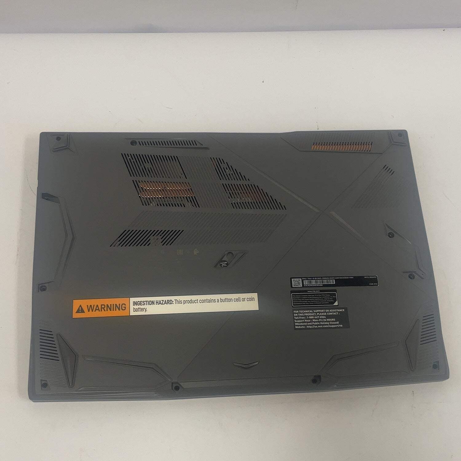 MSI Thin 15 B13UC 15.6″ i5-13420H 2.1GHz 16GB RAM 512GB SSD