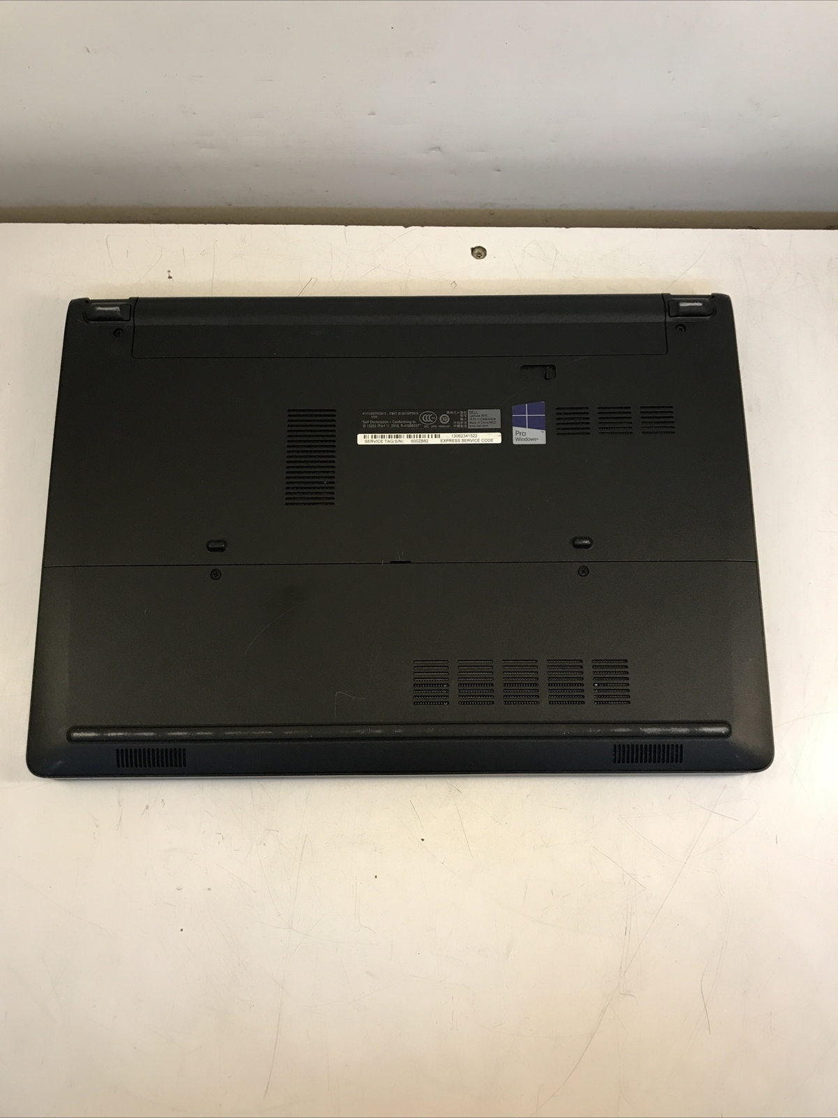 DELL LATITUDE 3470 INTEL CORE I3-6100U 2.30GHZ 4GB RAM NO HD Boot to BIOS