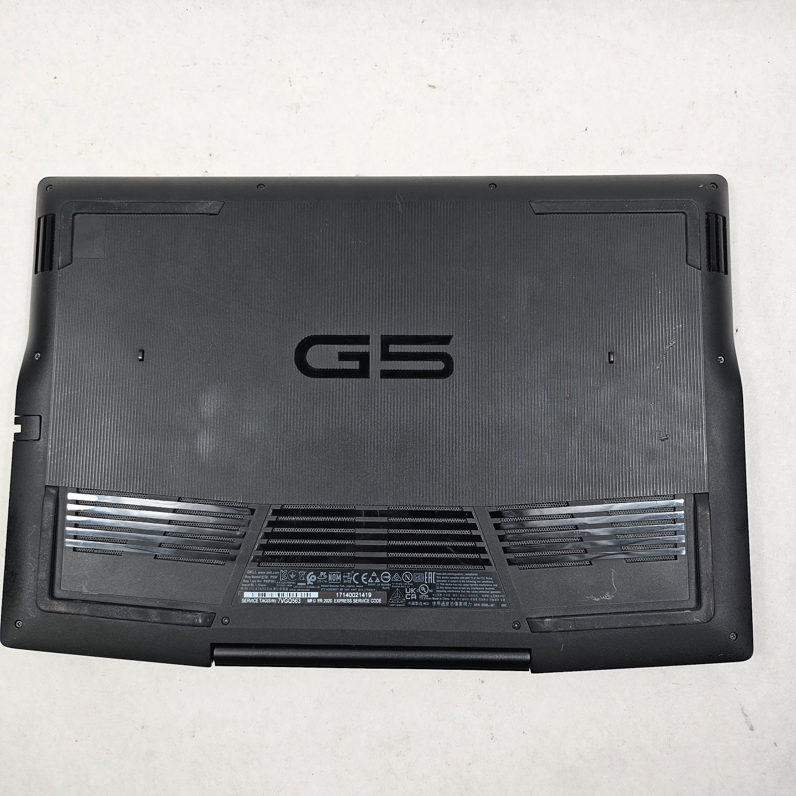 DELL G5 15 5500 i5-10300H @ 2.50GHz 8GB RAM 1TB HDD 128GB NVMe GTX 1650 Ti No OS